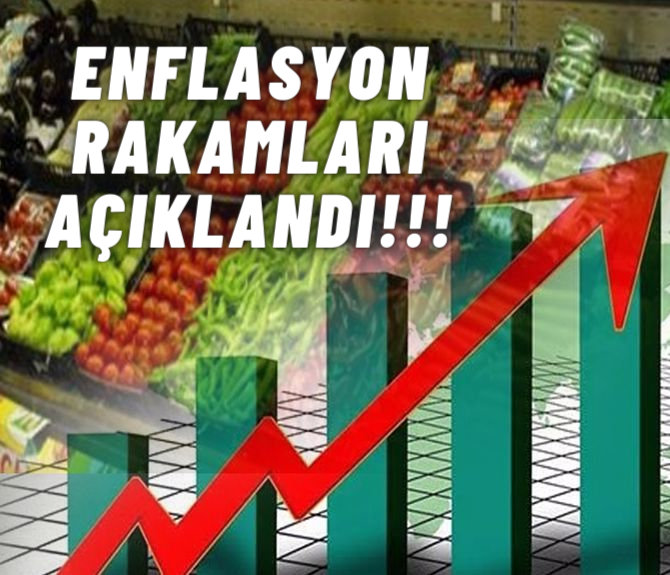 Enflasyon rakamları açıklandı!