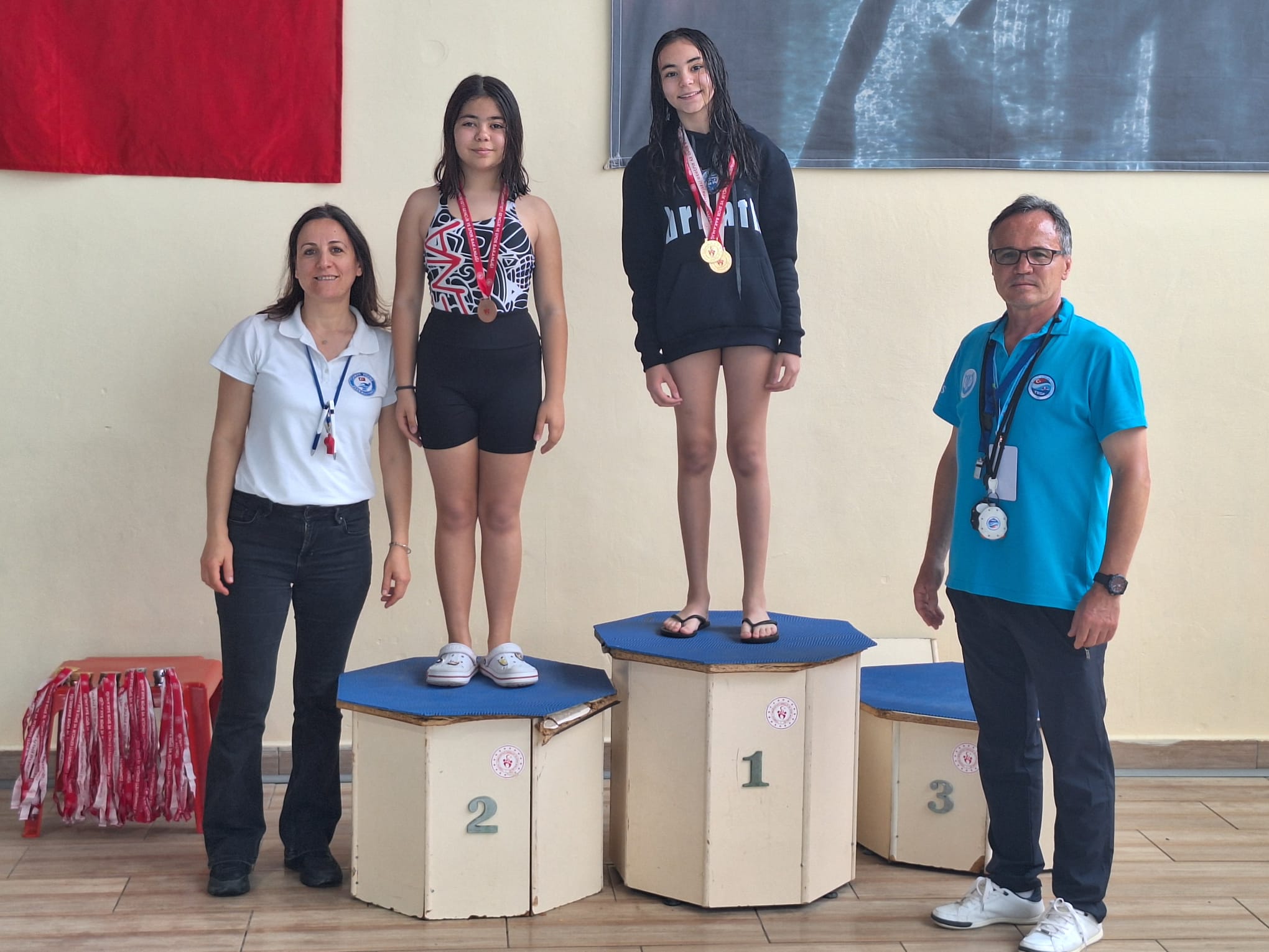 Manisa’da Yapılan Okul Sporları Su Altı Sporları Paletli Yüzme Yarışmaları Tamamlandı (11)