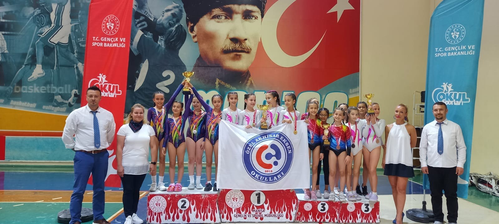 Okul Sporları Artistik Cimnastik İl Birinciliği Yarışmaları Yapıldı (3)