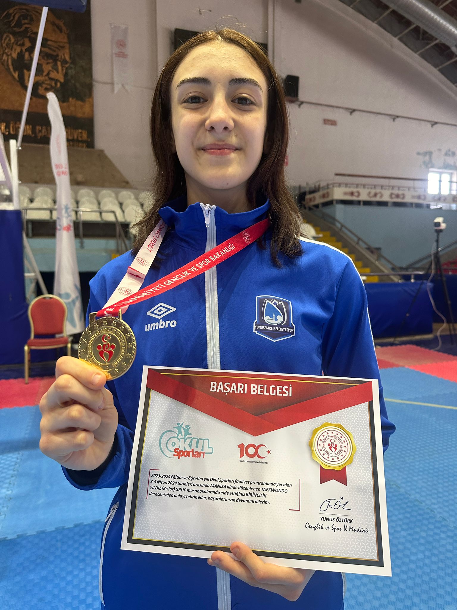 Yunusemre Belediyespor Taekwondocusu Altın Madalya Aldı (2)