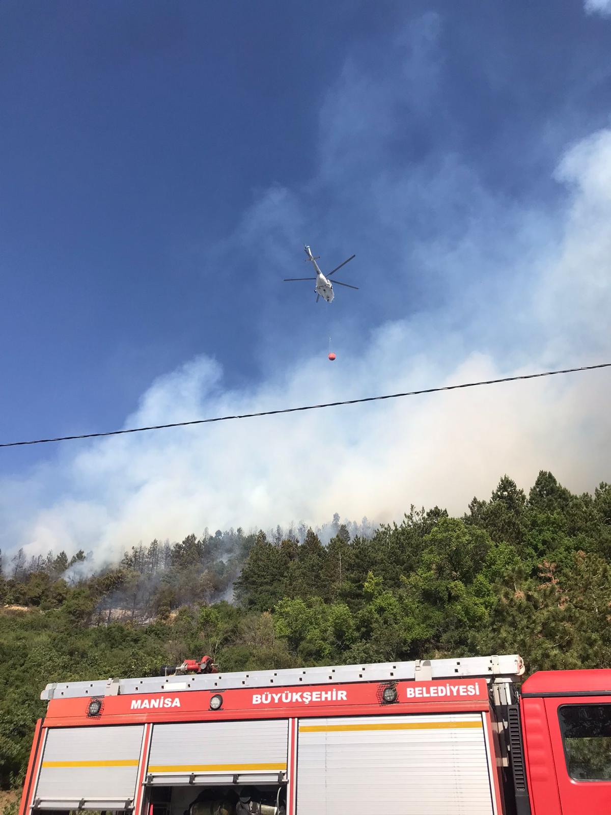 Spil’deki Yangın Kontrol Altına Alındı (8)