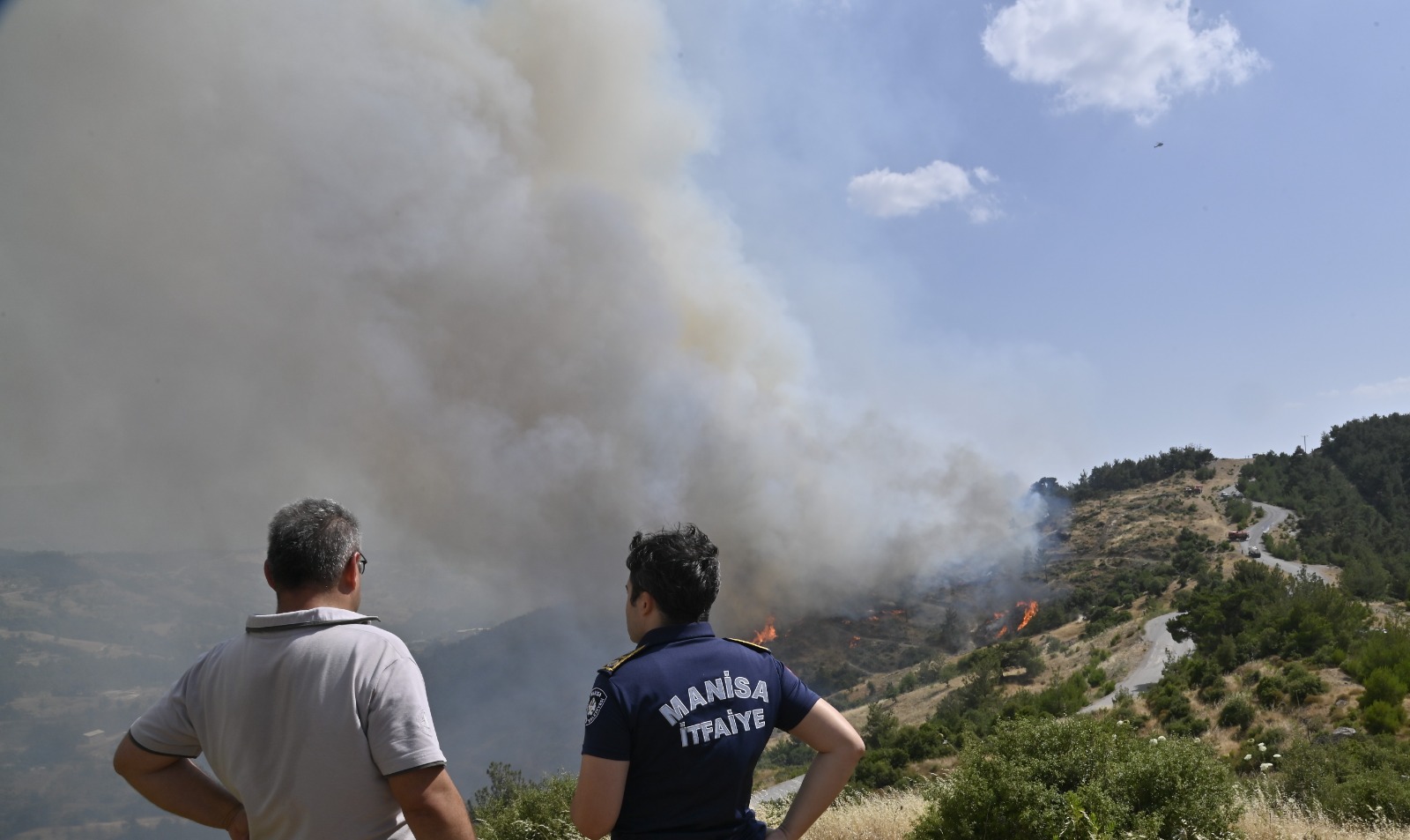 Manisa Büyükşehir Belediyesi İtfaiyesi’nden Yangın Açıklaması (1)