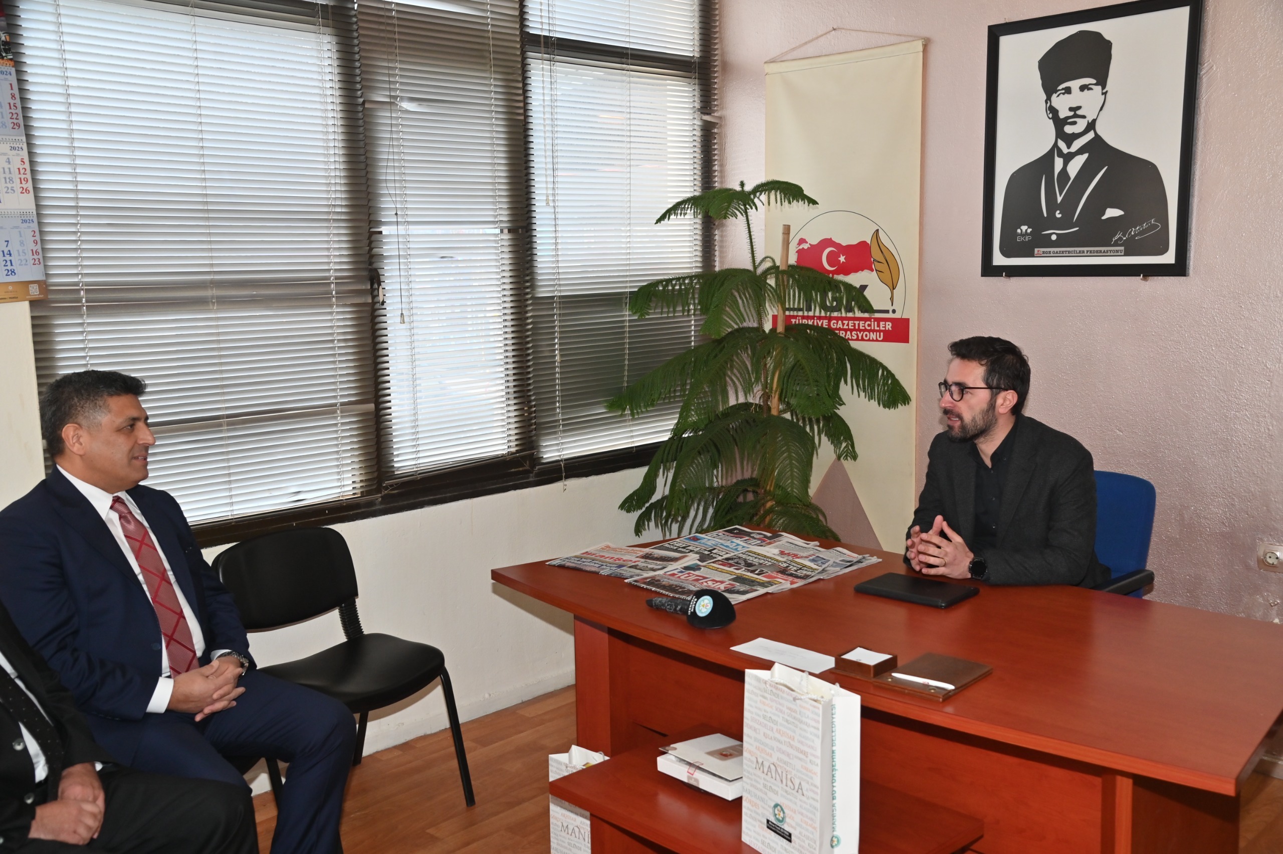 Büyükşehir’den Manisa Gazeteciler Cemiyeti’ne Ziyaret (6)