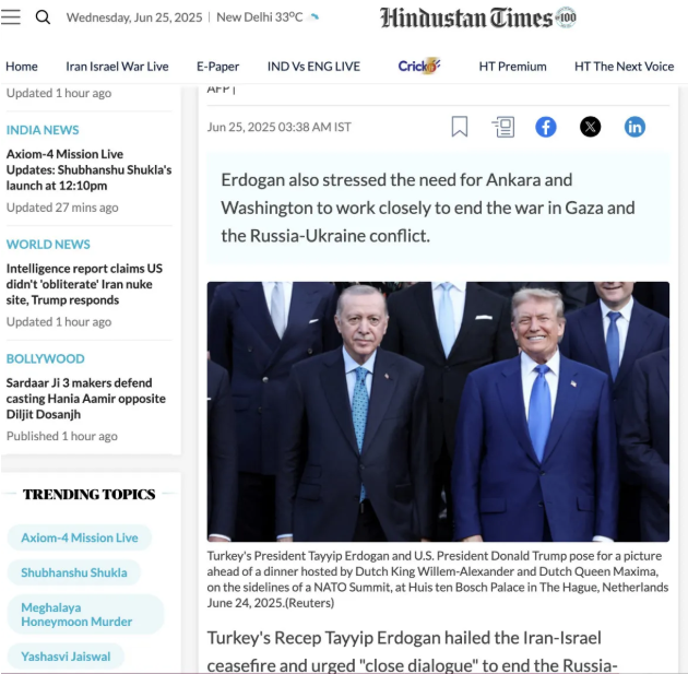 Erdoğan Trump Görüşmesi Dünya Manşetlerinde “Yeni Bir Sayfa”, “Yakın Diyalog” Ve “Savunma Iş Birliği” Vurgusu (4)
