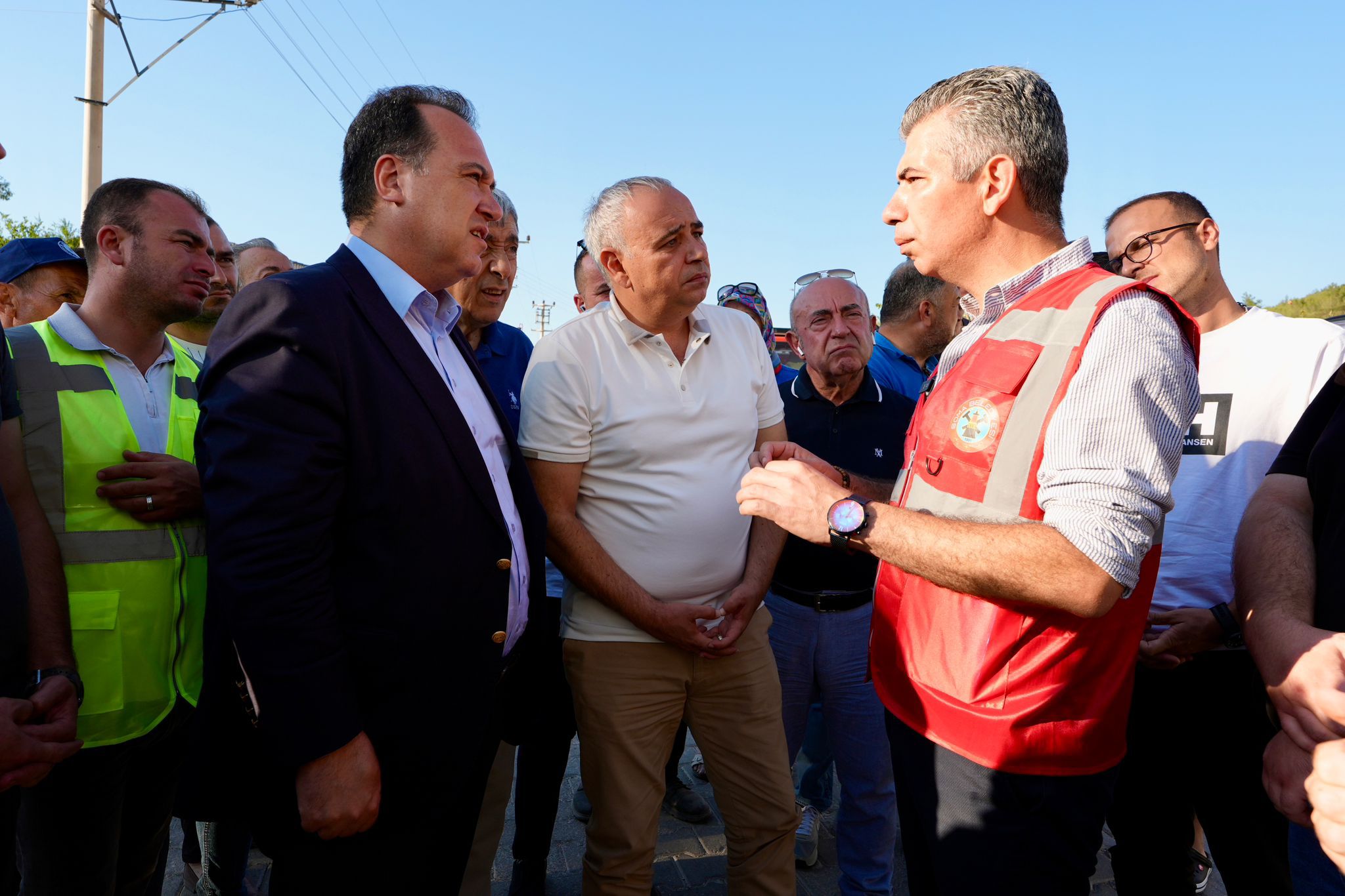 Başkan Dutlulu, Soma Yangınını Yerinde İnceledi (2)