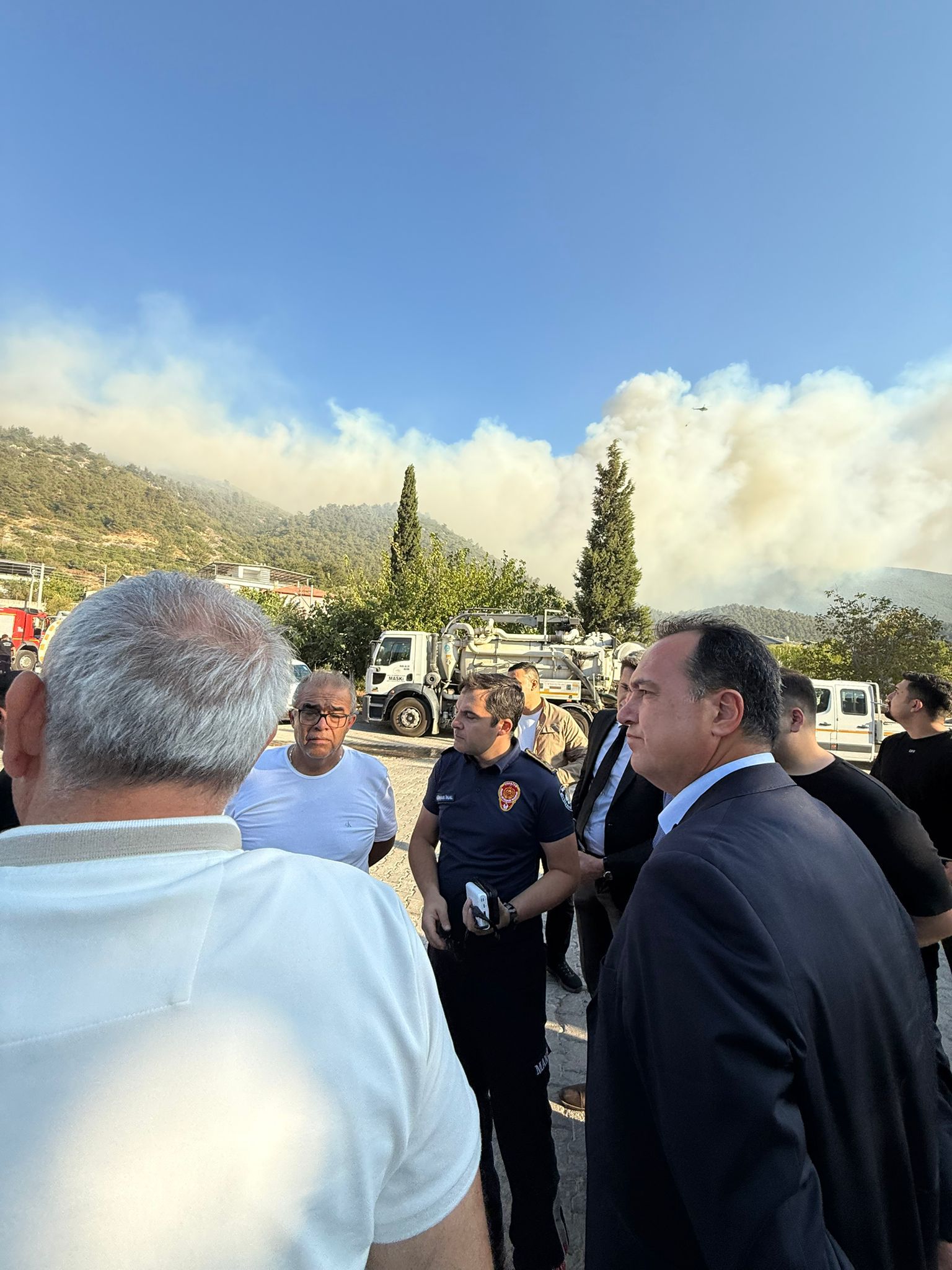 Başkan Dutlulu, Soma Yangınını Yerinde İnceledi (4)