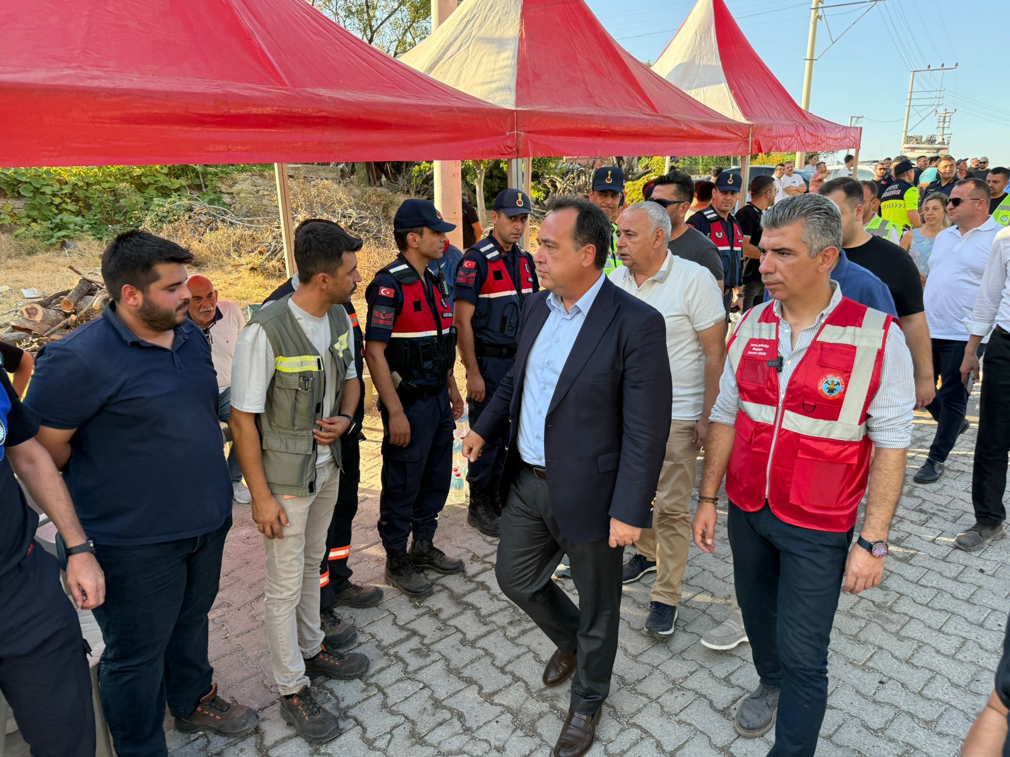 Başkan Dutlulu, Soma Yangınını Yerinde İnceledi (5)