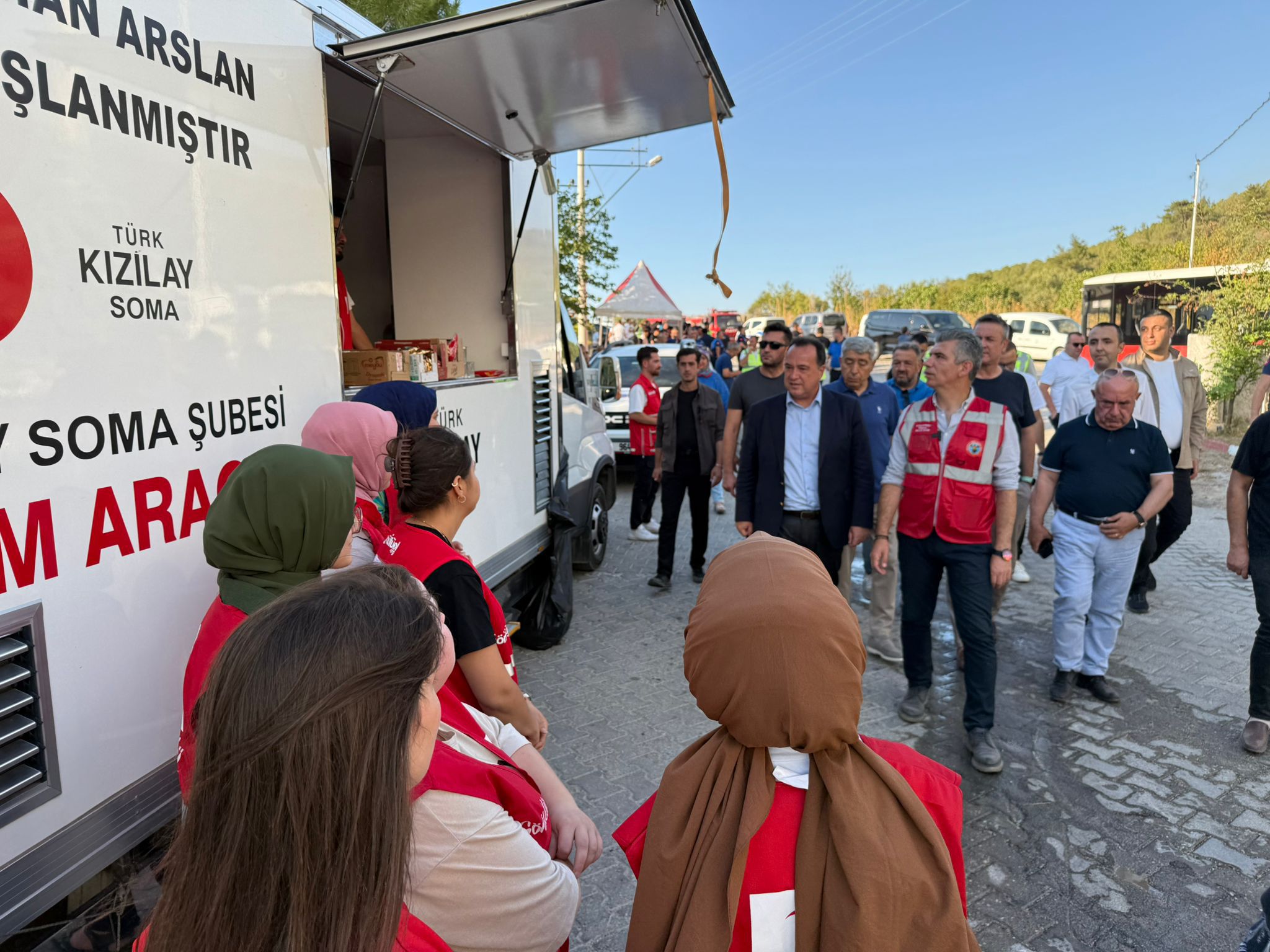 Başkan Dutlulu, Soma Yangınını Yerinde İnceledi (8)
