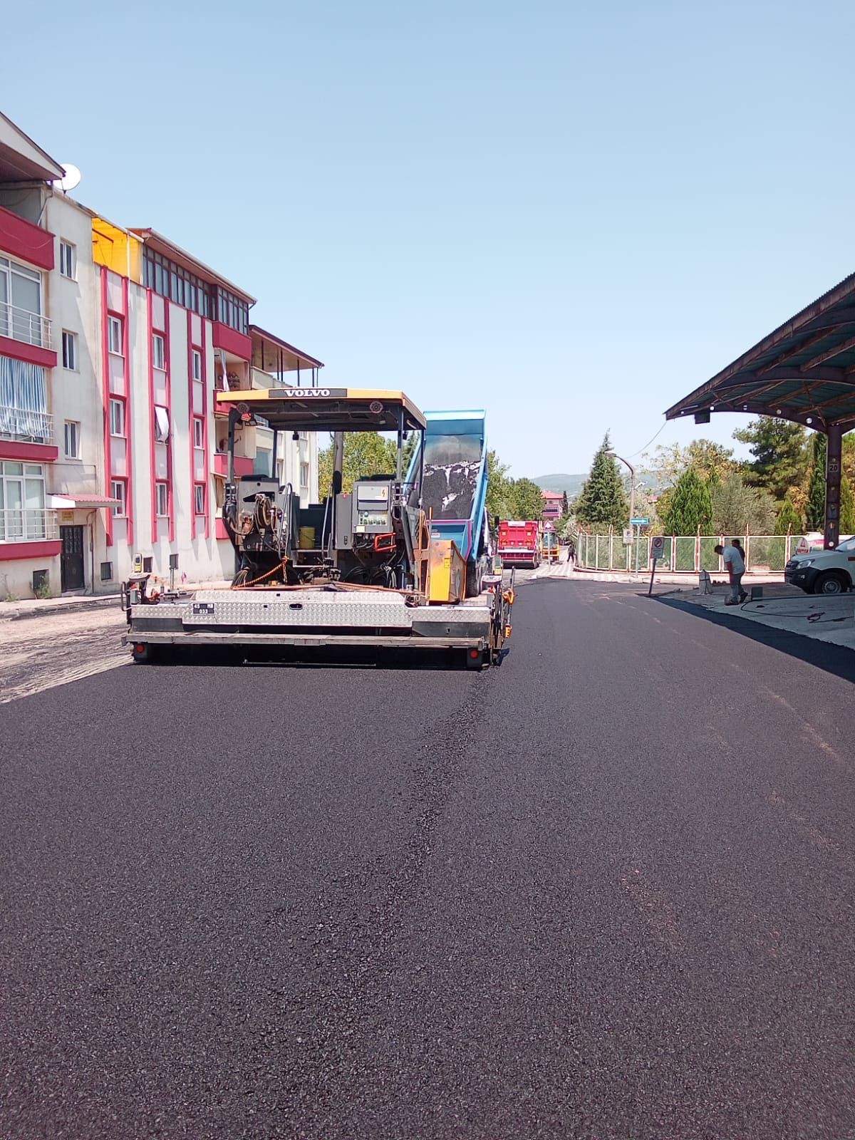Büyükşehir, Soma’da Sıcak Asfalt Çalışmalarını Tamamladı (13)