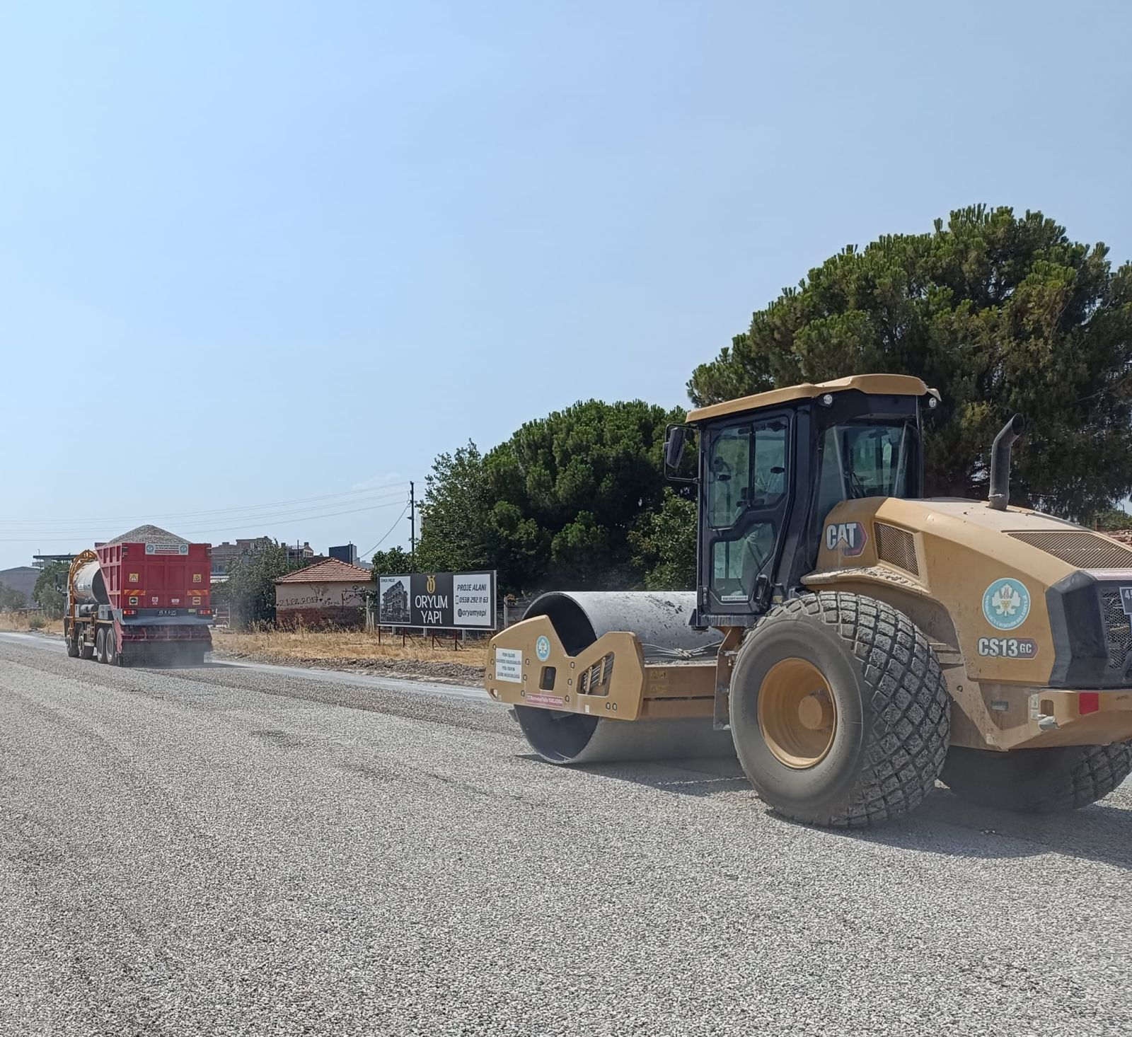Büyükşehir, Soma’da Sıcak Asfalt Çalışmalarını Tamamladı (17)