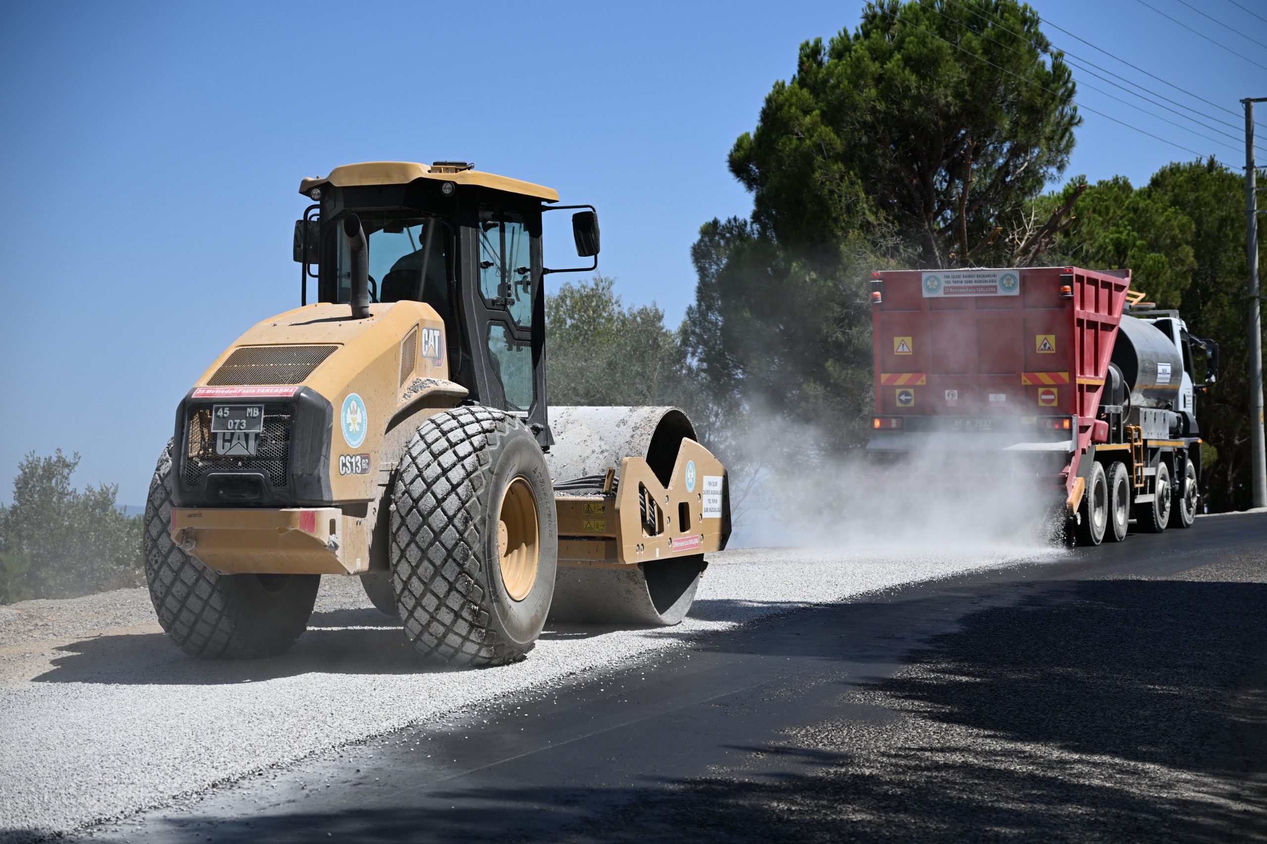 Büyükşehir, Spil Dağı Milli Parkı Yolunu Yeniliyor (8)