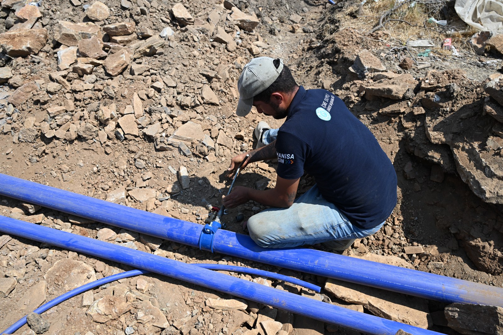 Maski̇, Salihli Kurttutan’da 40 Yıllık İçme Suyu Altyapısını Yeniliyor (2)