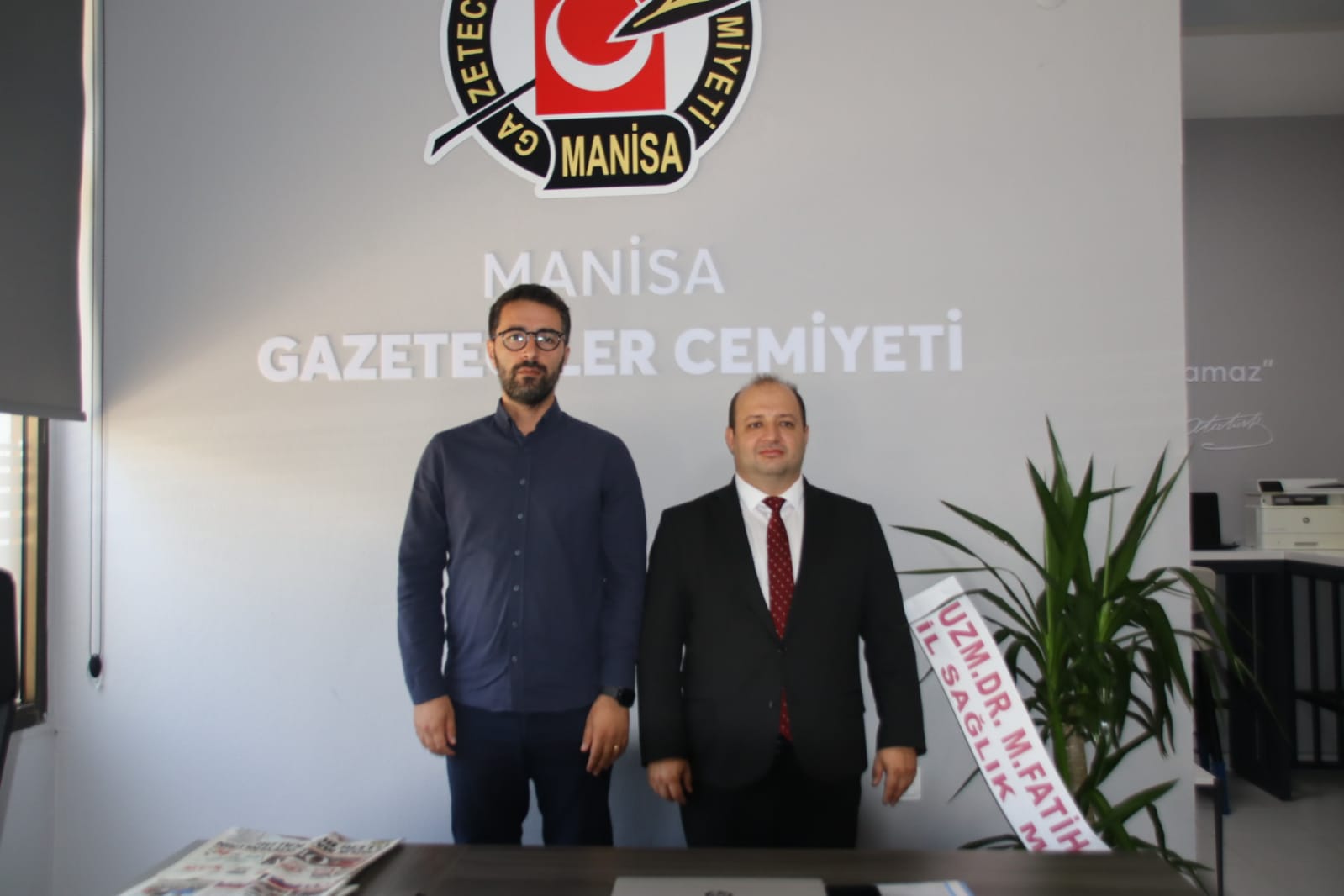 Manisa İl Sağlık Müdürü Zeren’den Gazeteciler Cemiyeti’ne Ziyaret (7)