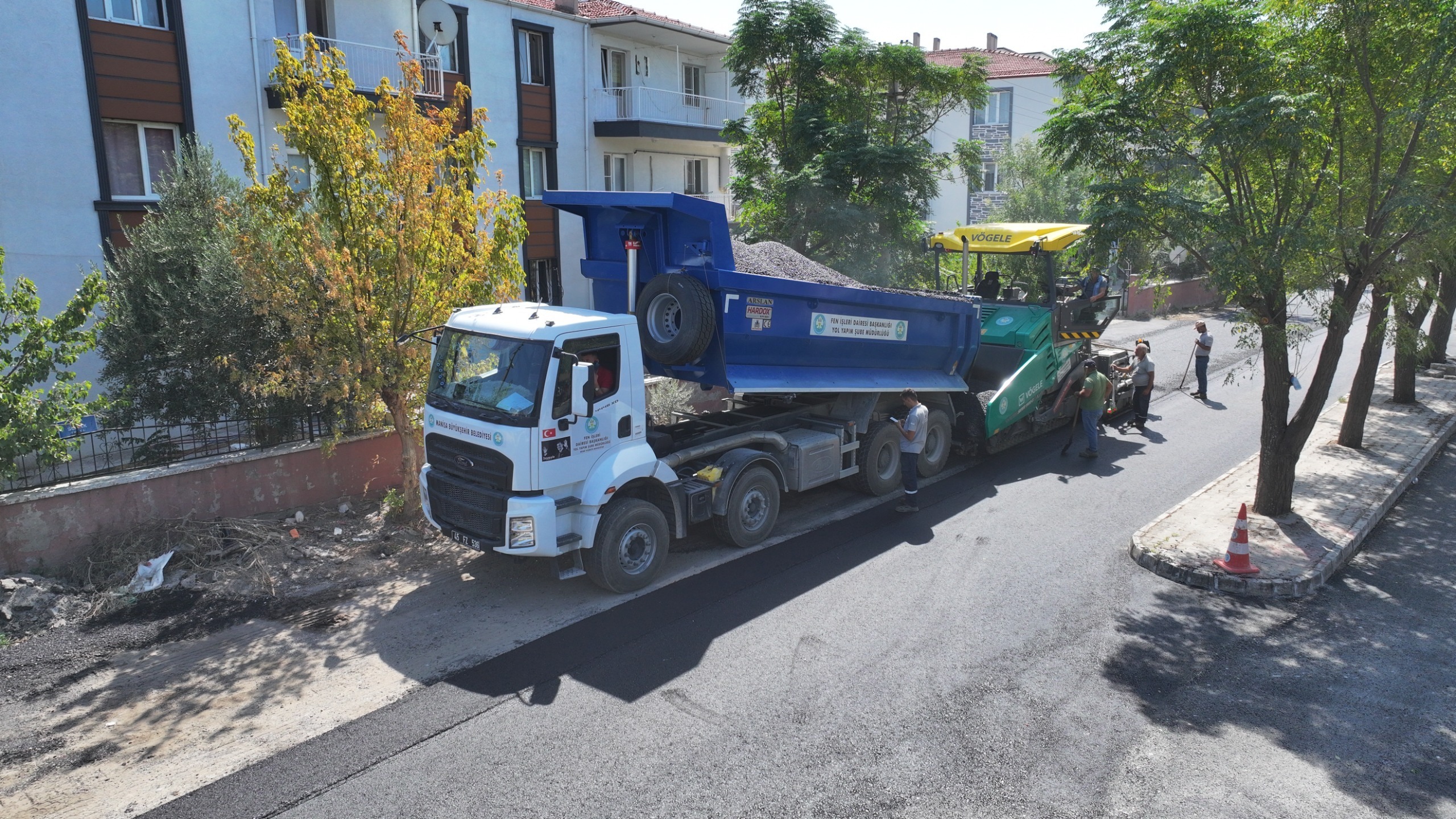 Akhisar Ve Ahmetli’de Yol Çalışmaları Tüm Hızıyla Devam Ediyor (18)