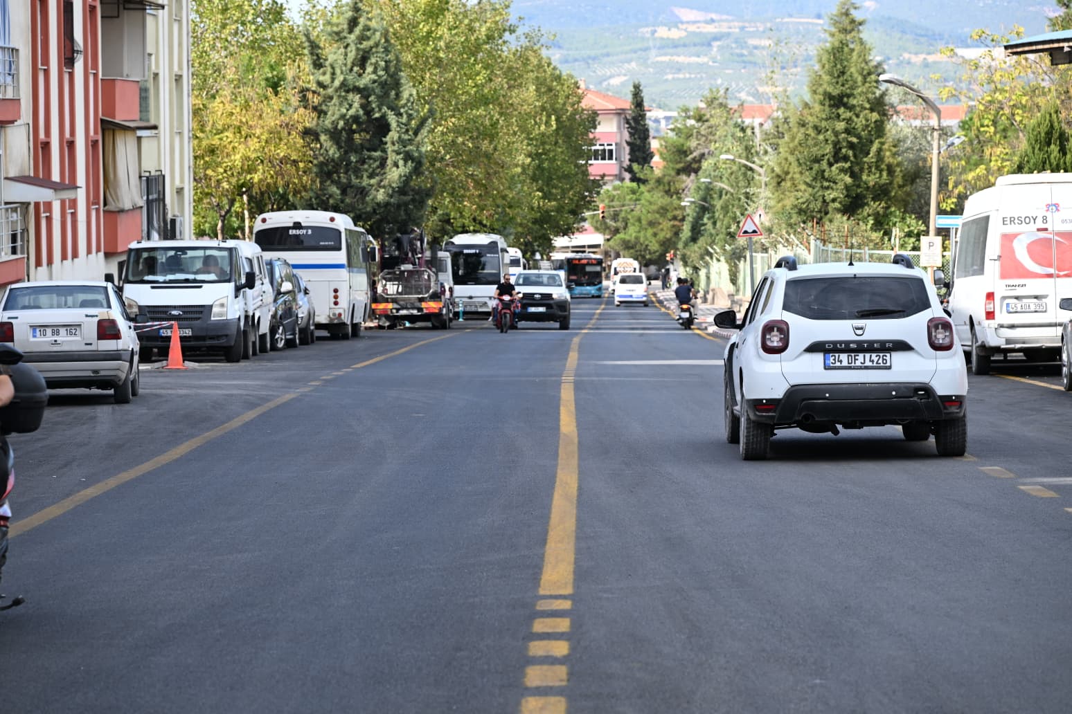 Başkan Dutlulu, Soma’daki Asfalt Çalışmalarını Yerinde İnceledi (8)