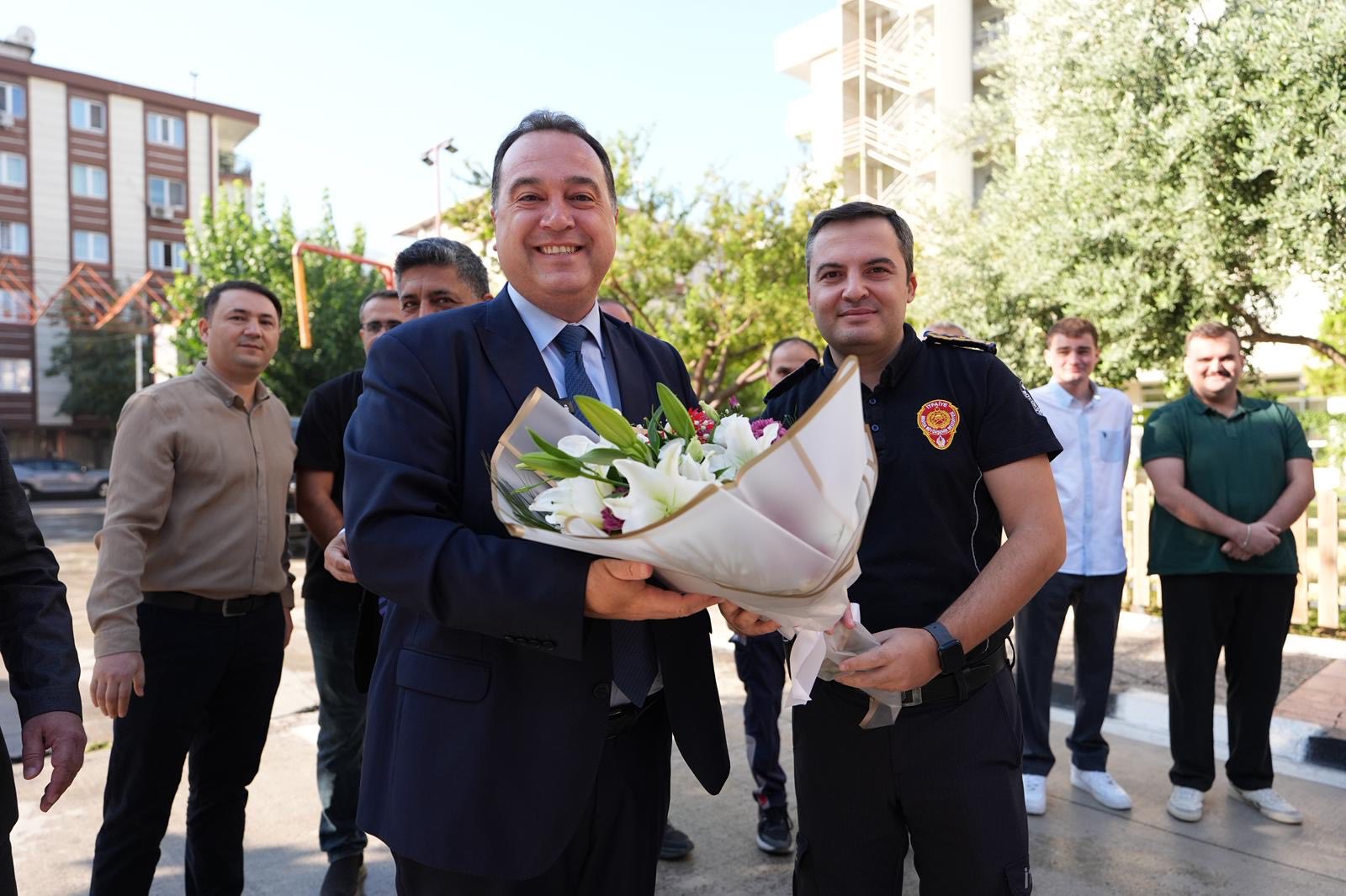 Başkan Dutlulu’dan İtfaiyecilere Anlamlı Ziyaret (3)