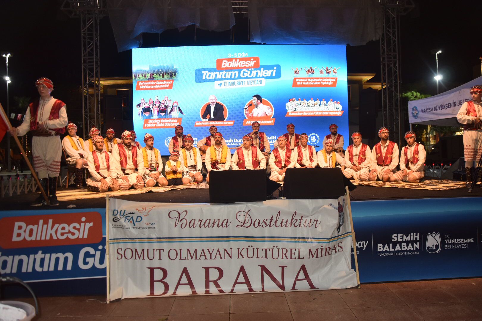 Manisa’da Balıkesir Rüzgarı Esti Tanıtım Günlerinde Barana Geleneği Sahnelendi (1)