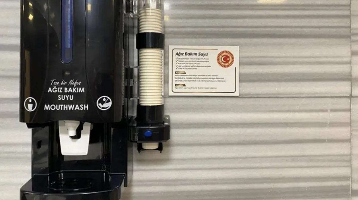 Tbmm’de Yeni Dönem Sürprizi Vekillere Ağız Bakım Suyu Makinesi! (1)