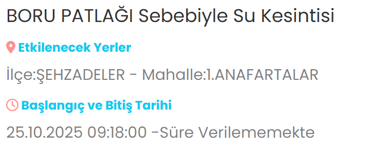 Manisa'da o mahallede saatlerdir su yok: Sular ne zaman gelecek?