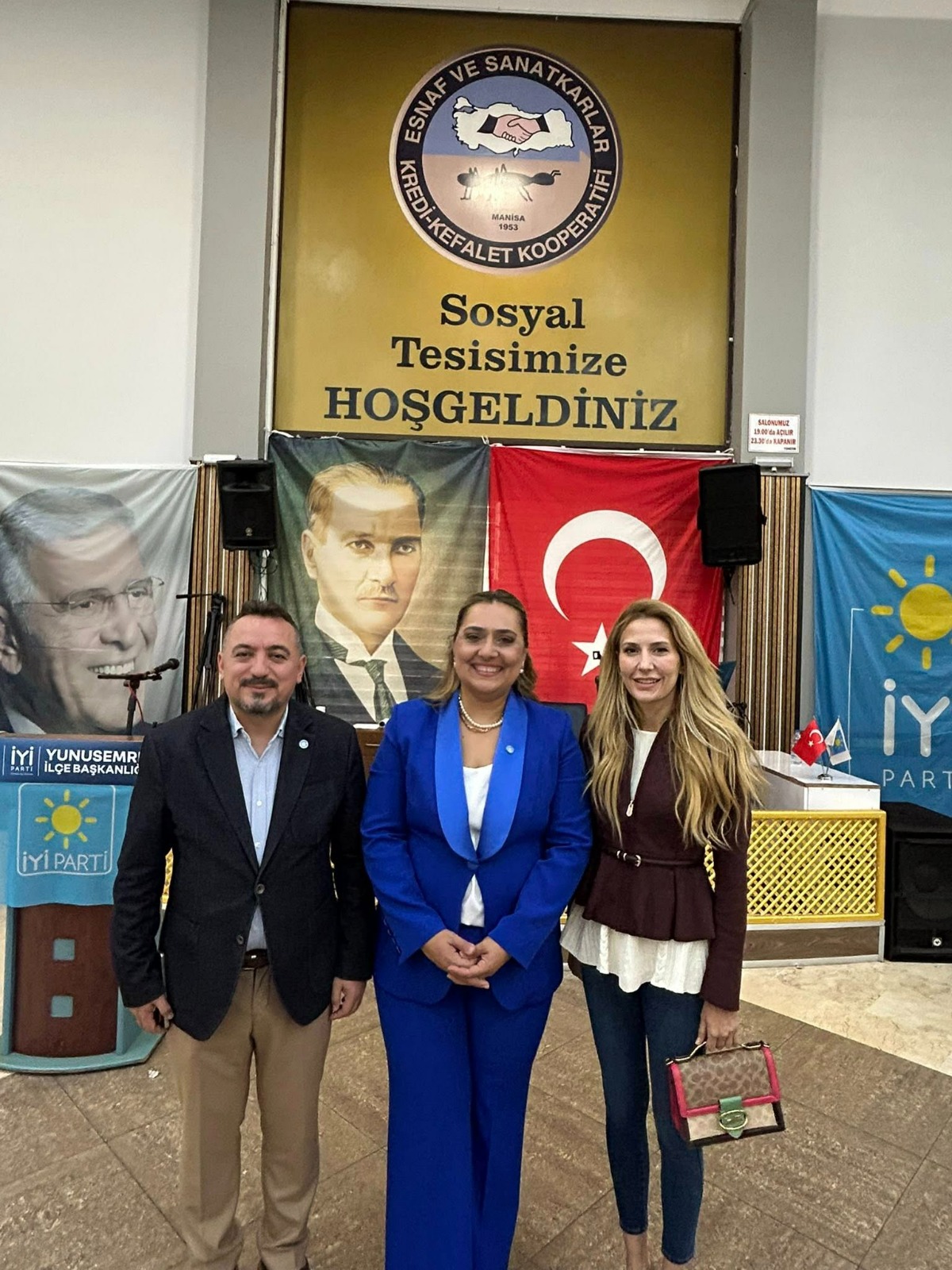 İYİ Parti Yunusemre’de güven tazelendi: Banu Elbirler yeniden İlçe Başkanı seçildi