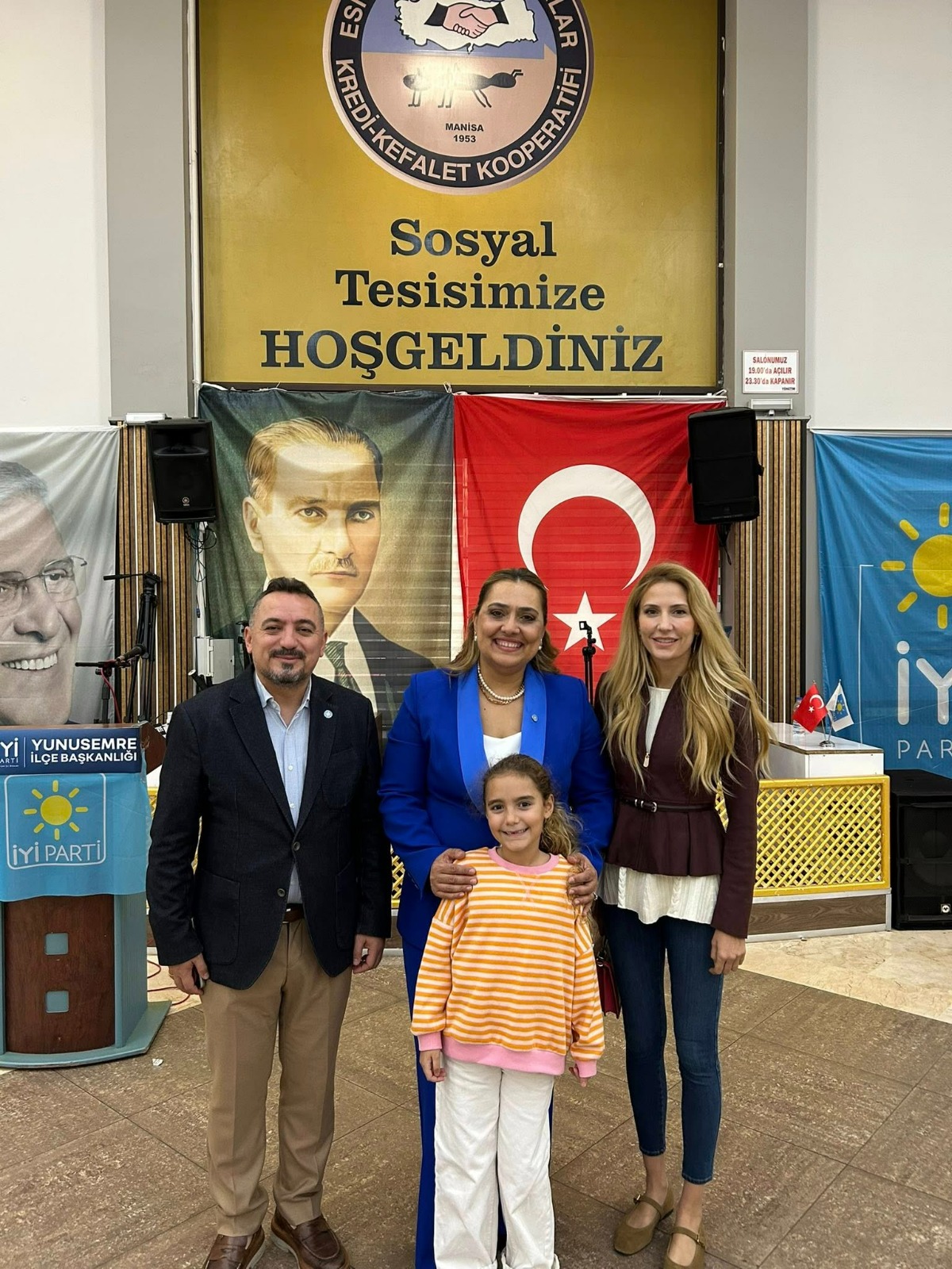 İYİ Parti Yunusemre’de güven tazelendi: Banu Elbirler yeniden İlçe Başkanı seçildi
