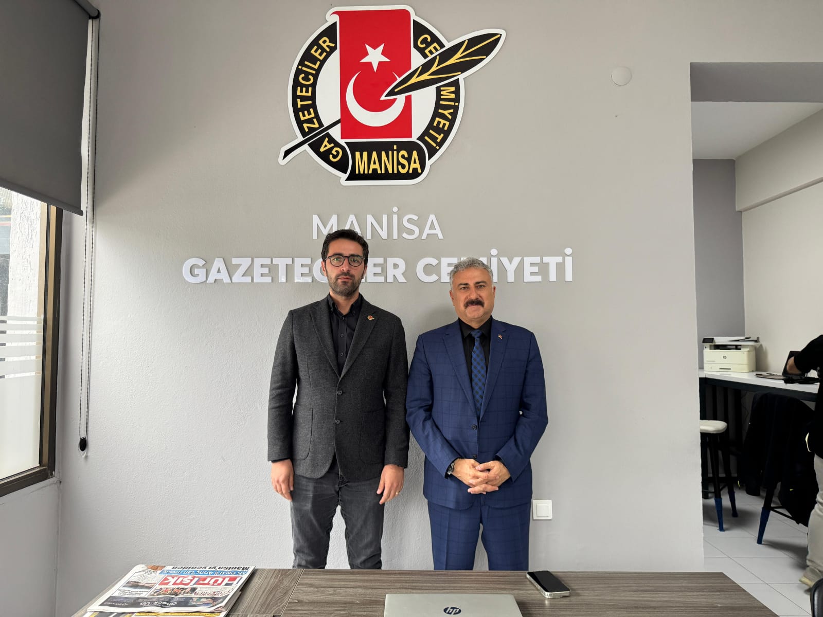 Manisa İl Emniyet Müdürü Aktaş’tan Manisa Gazeteciler Cemiyeti ziyareti
