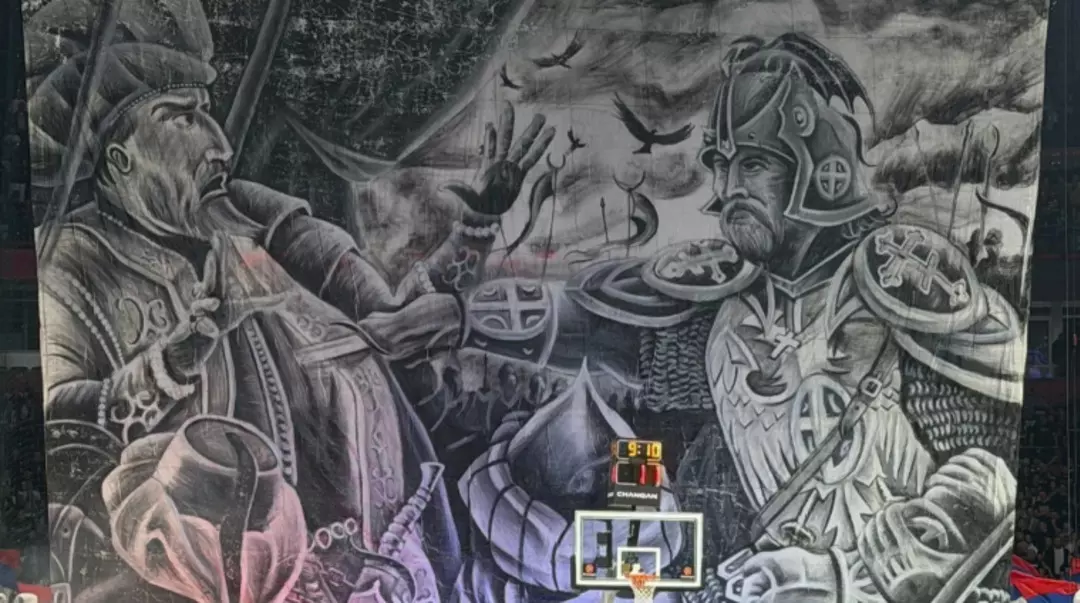 Partizan–Fenerbahçe Beko karşılaşmasında skandal görüntüler!