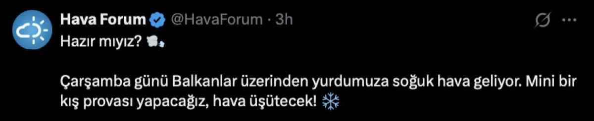 Türkiye’ye Kara Kış Geliyor: Balkanlardan Yeni Soğuk Hava Dalgası!