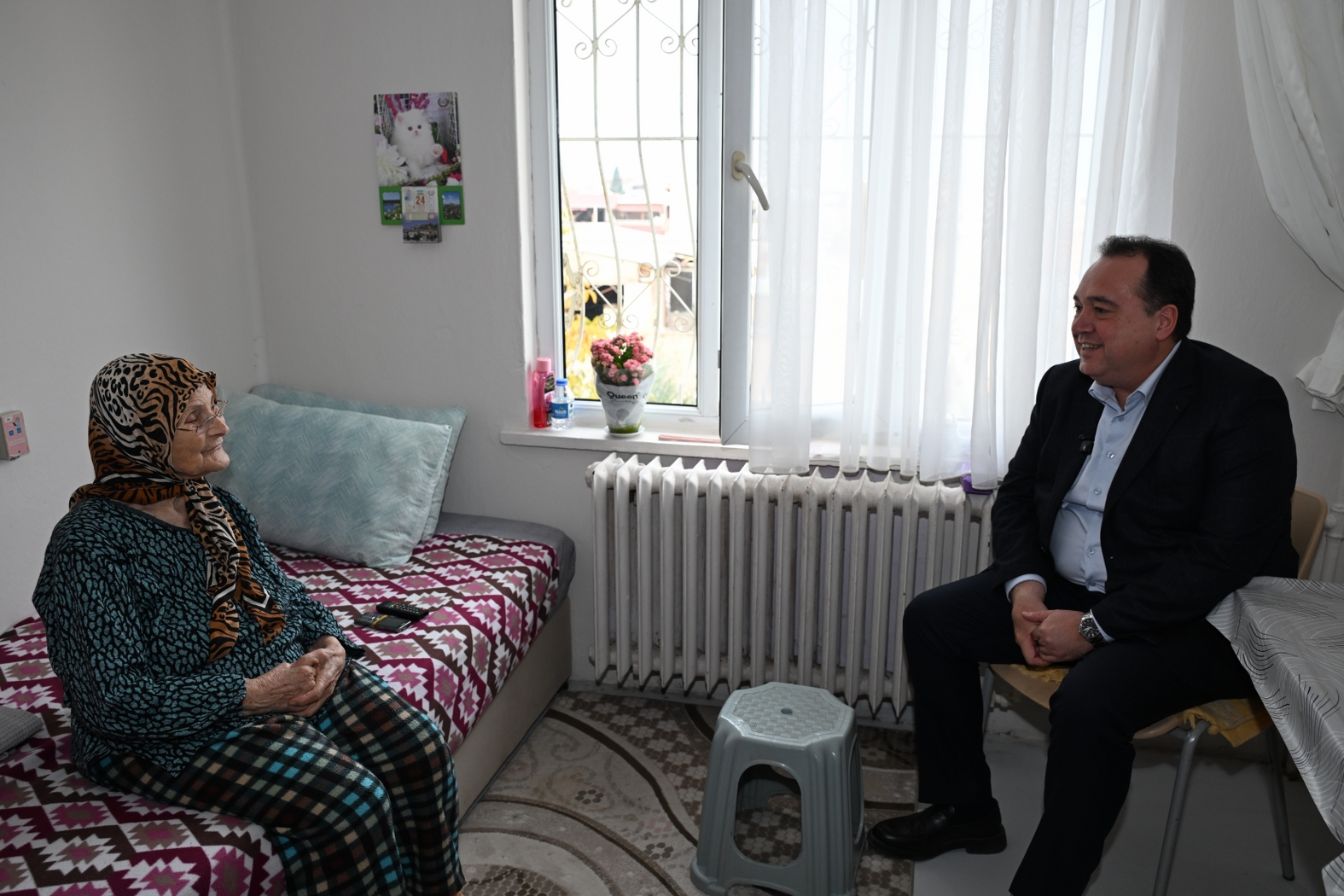 Başkan Dutlulu’dan huzurevlerine ziyaret