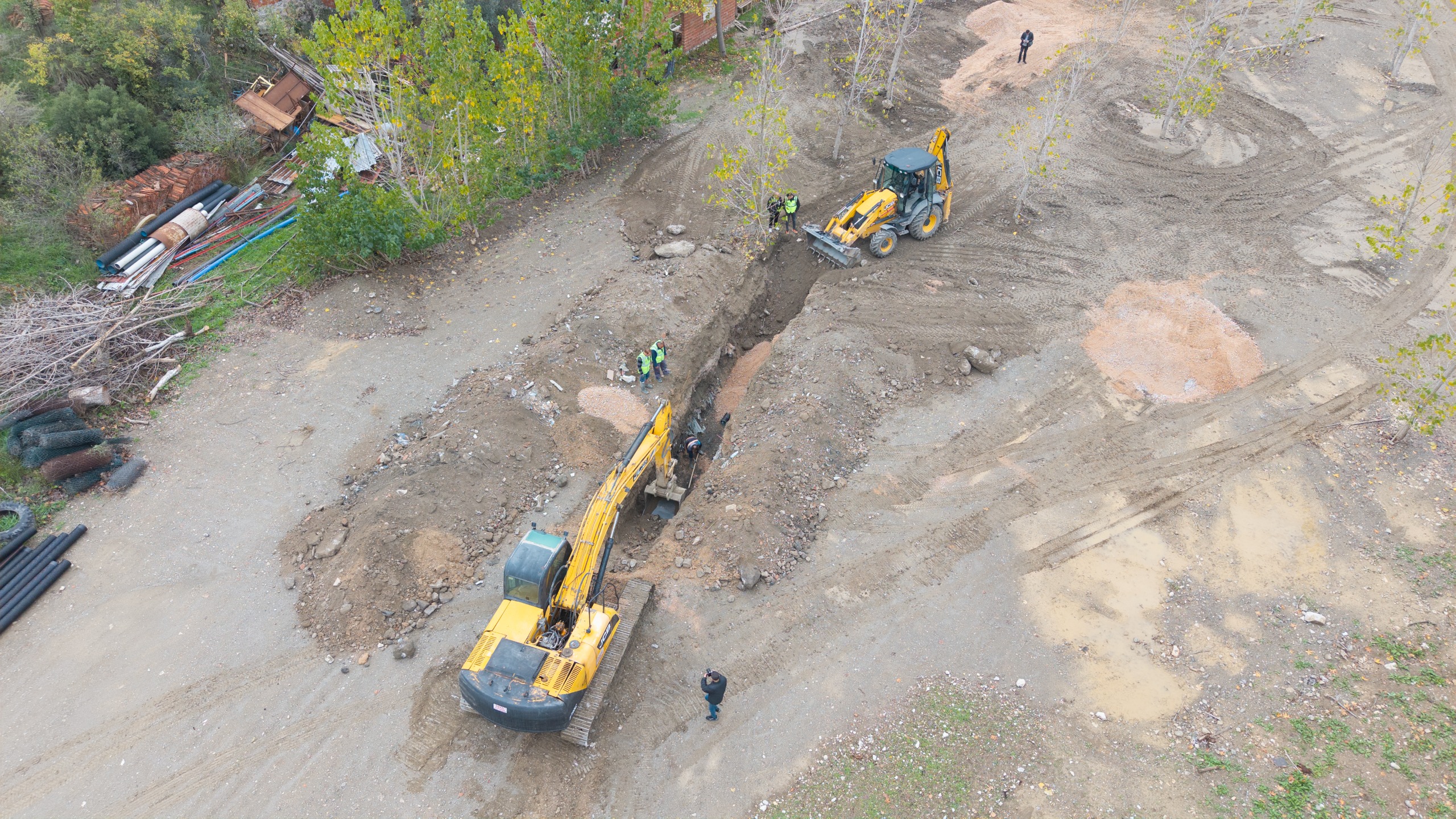 Manisa’da Bir Mahallenin Daha Altyapı Sorunu Çözüldü