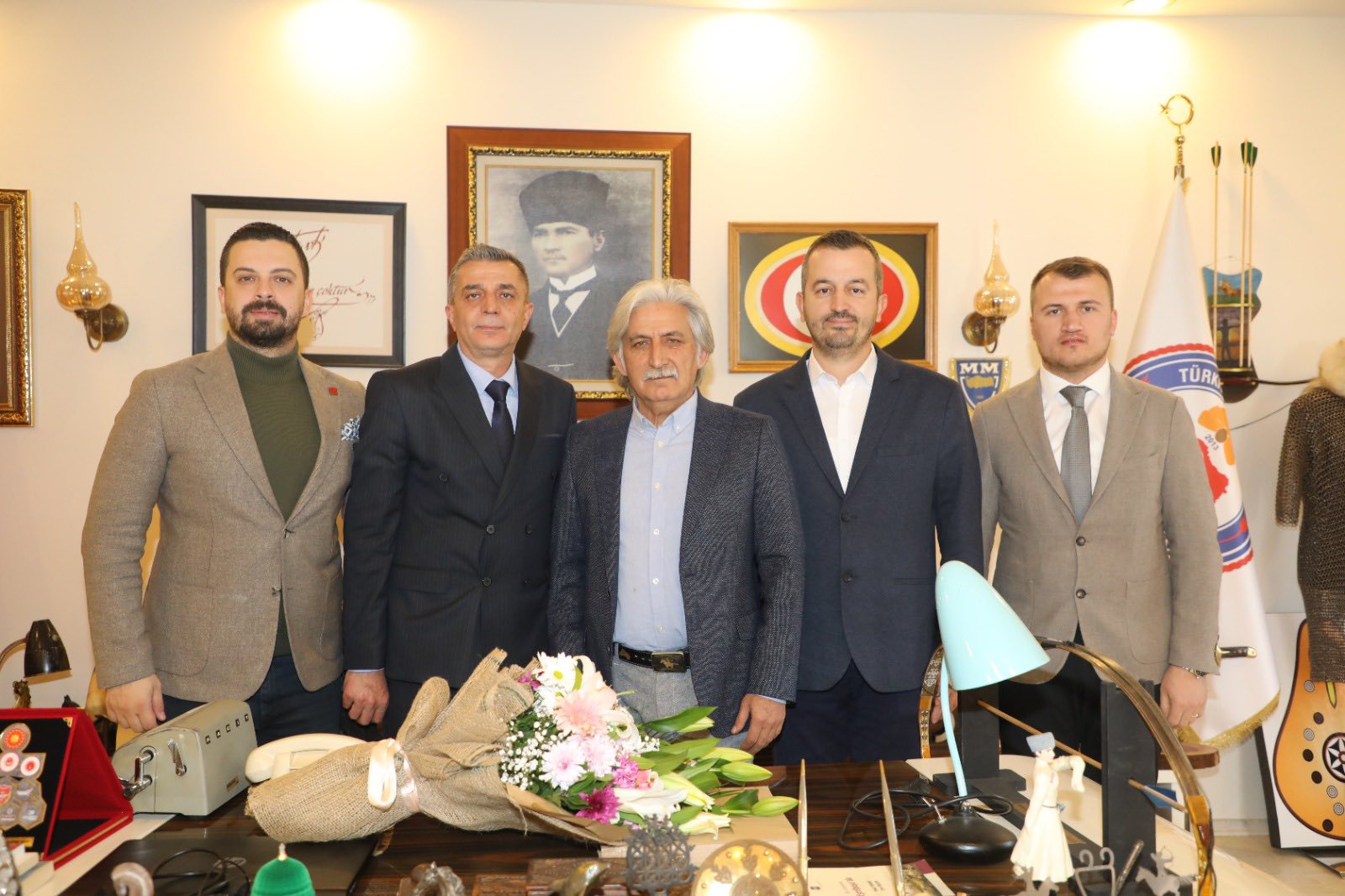 Başkan Şimşek Kaymakam Genel'i ziyaret etti