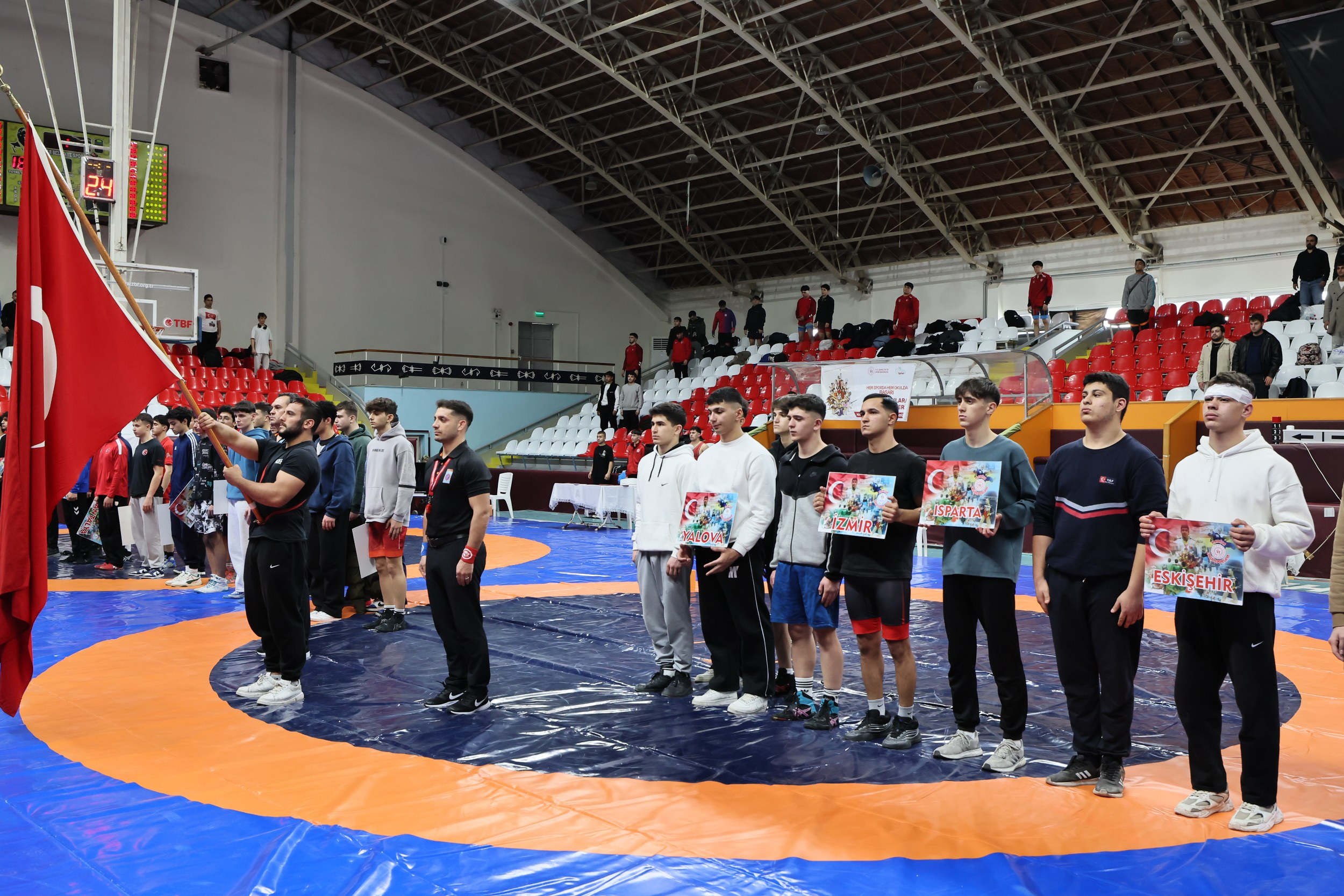 Okul Sporları Güreş Gençler (A) Grup Müsabakaları Manisa’da Başladı