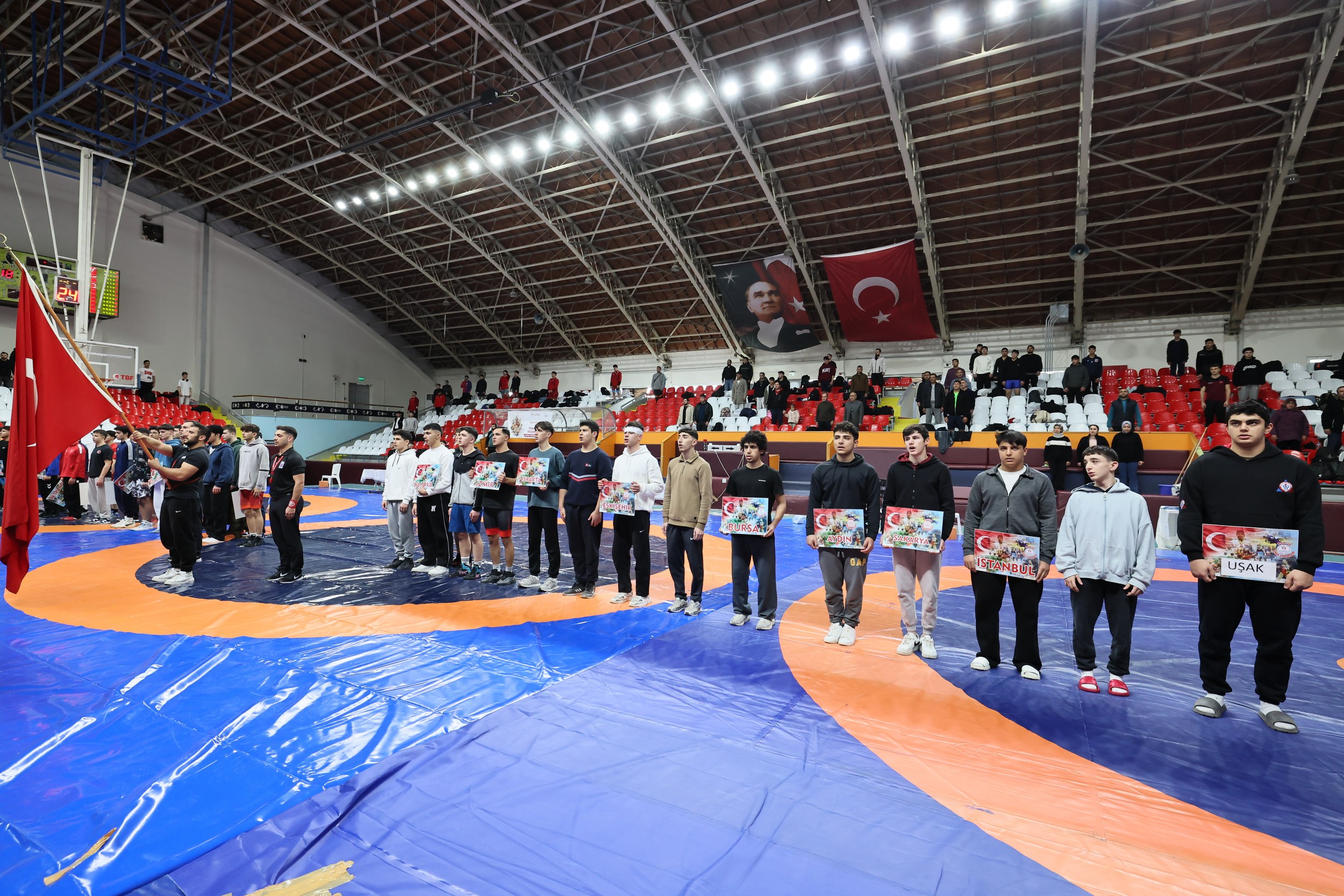 Okul Sporları Güreş Gençler (A) Grup Müsabakaları Manisa’da Başladı