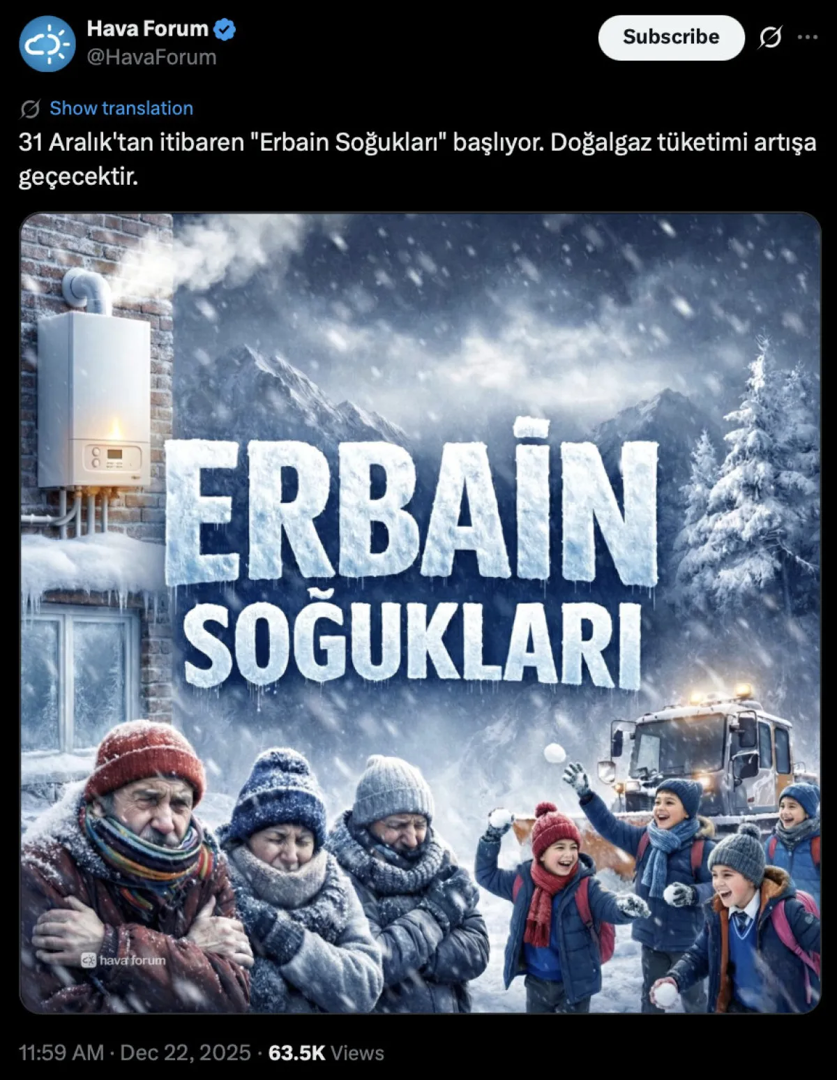 Soğuk Hava Dalgası Geliyor: Yeni Yılda Etkili Olacak!