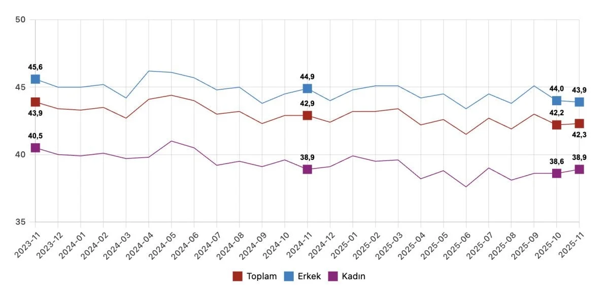 TÜİK Kasım Ayı İşsizlik Verilerini Açıkladı