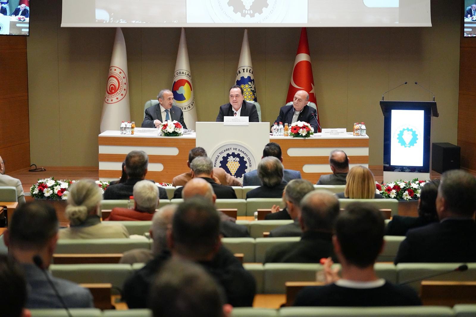 Başkan Dutlulu iş dünyasıyla buluştu: “Manisa’nın geleceğini ortak akılla şekillendiriyoruz”