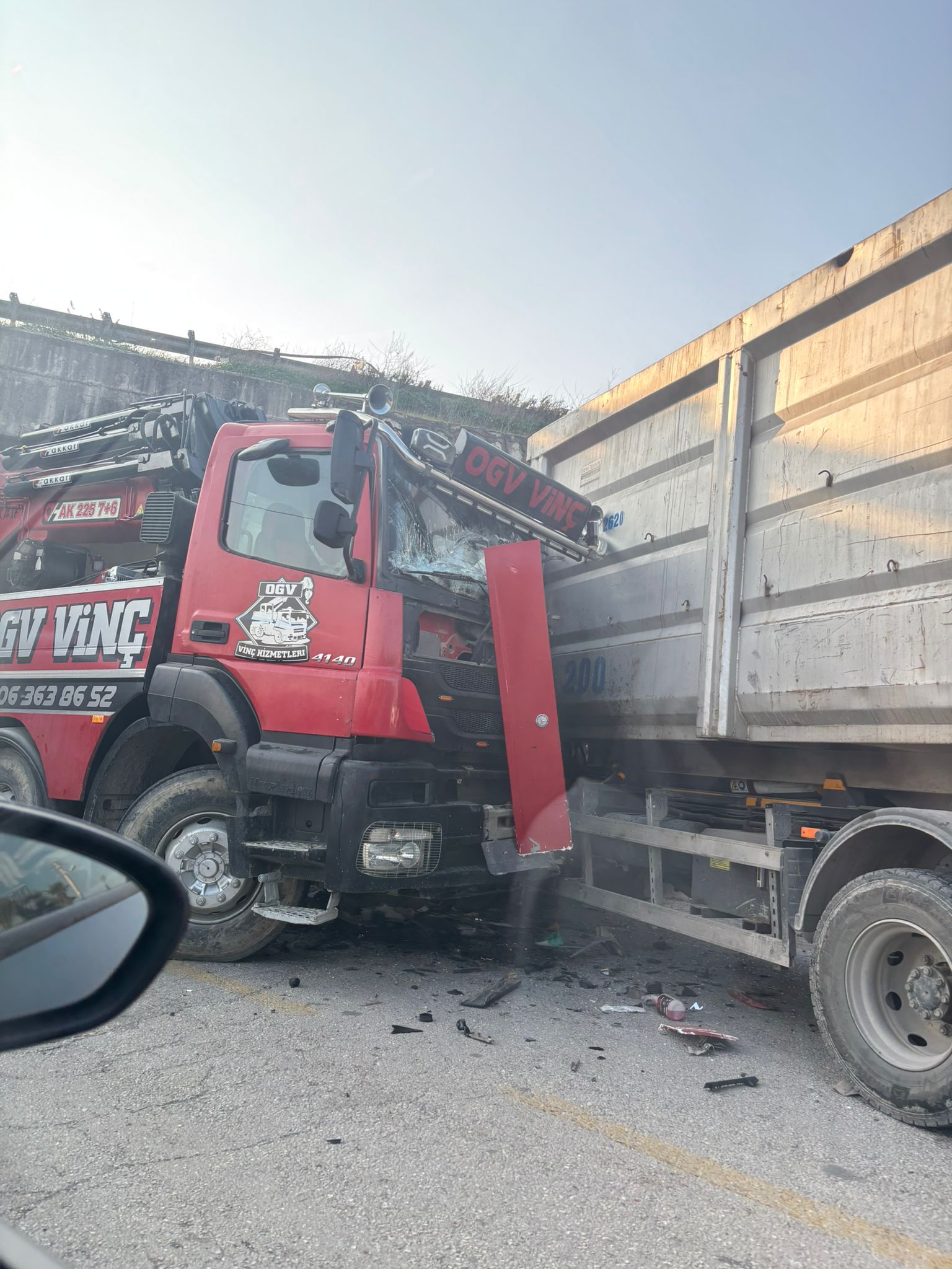 Manisa'da korkutan kaza!