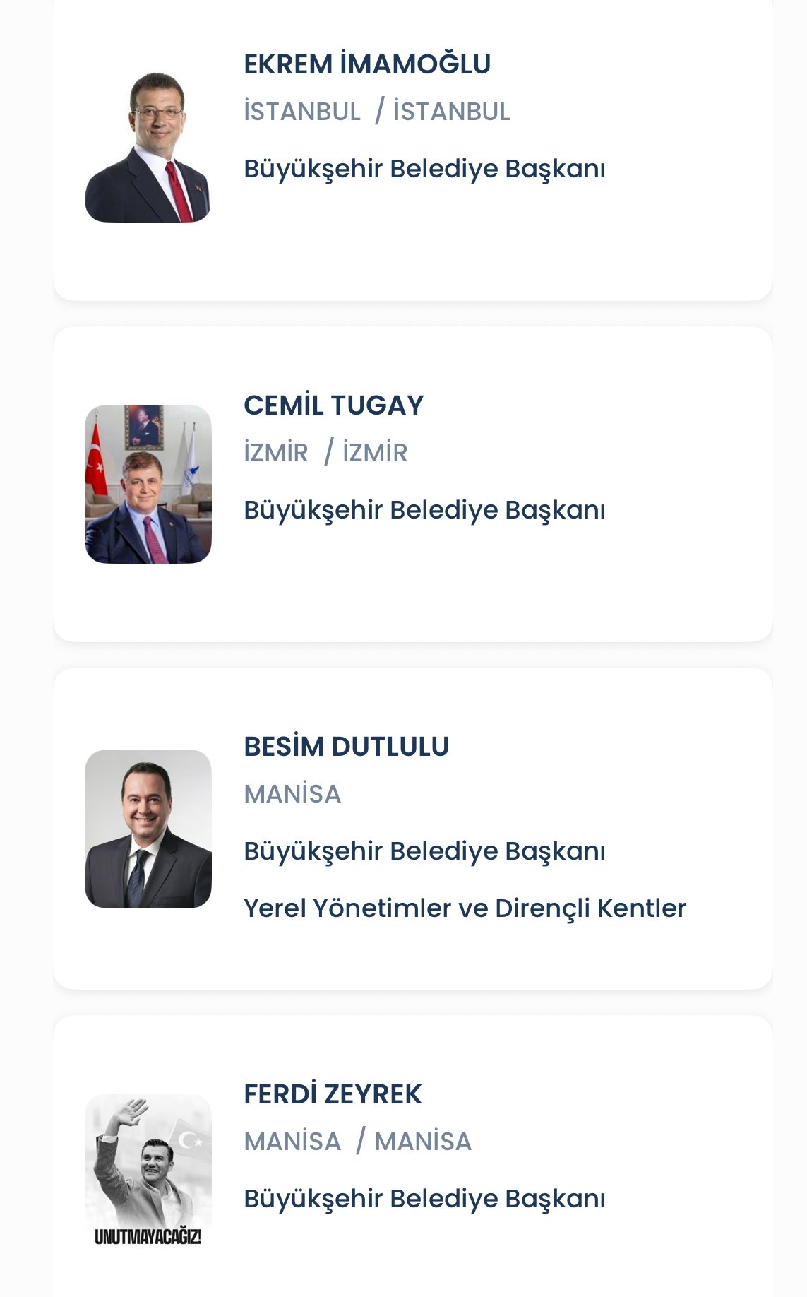 İsimleri Silinmedi, Hatıraları Yaşıyor: CHP Uygulamasında Ferdi Zeyrek ve Gülşah Durbay Detayı