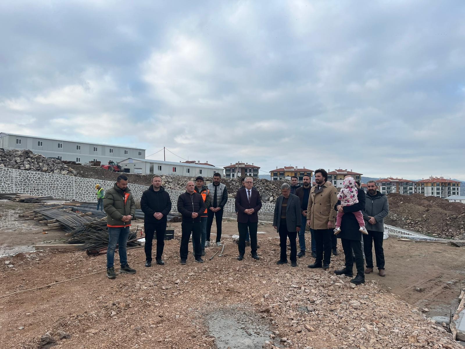 Akgedik TOKİ Kur’an Kursu’nun Temeli Dualarla Atıldı