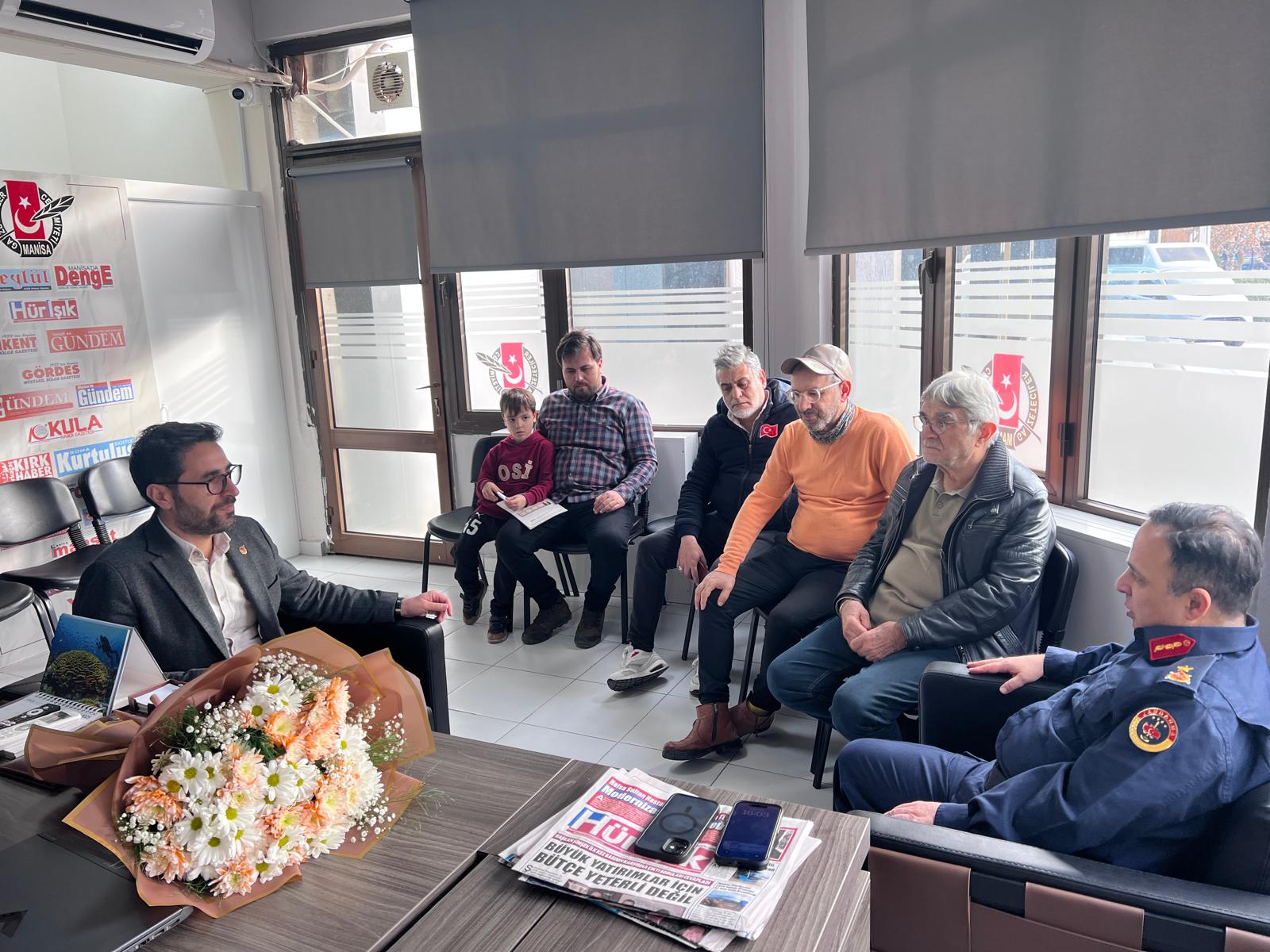 Manisa İl Jandarma Komutanı Şen’den Gazeteciler Cemiyeti’ne Ziyaret