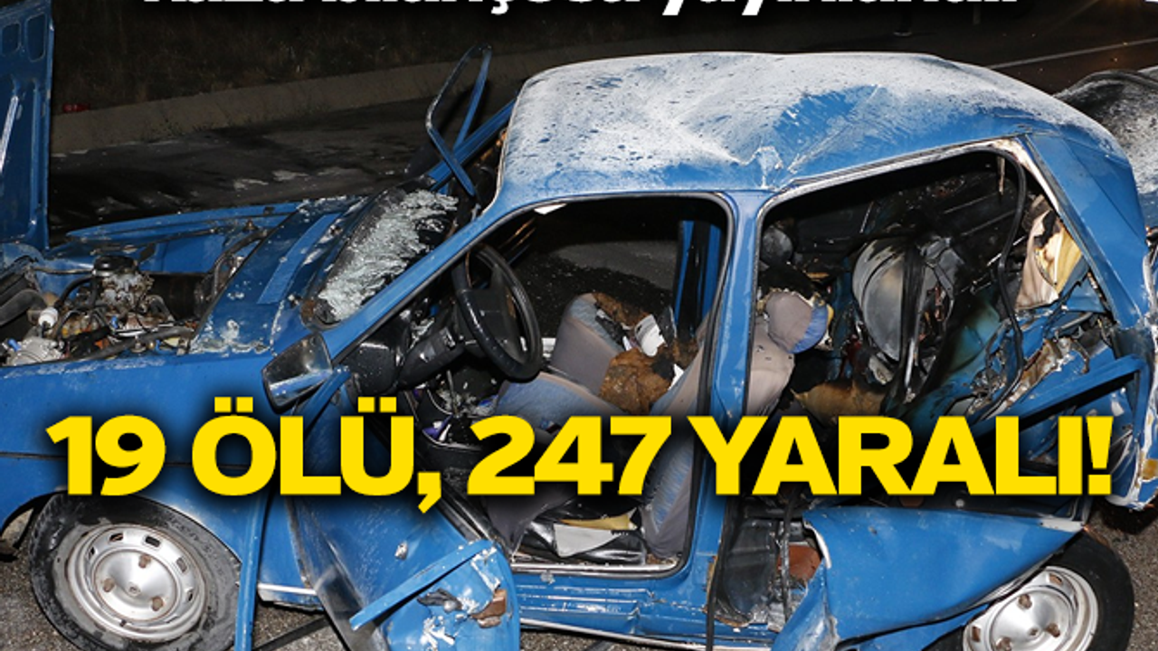 Kula'da 2020'nin kaza bilançosu: 19 ölü, 247 yaralı