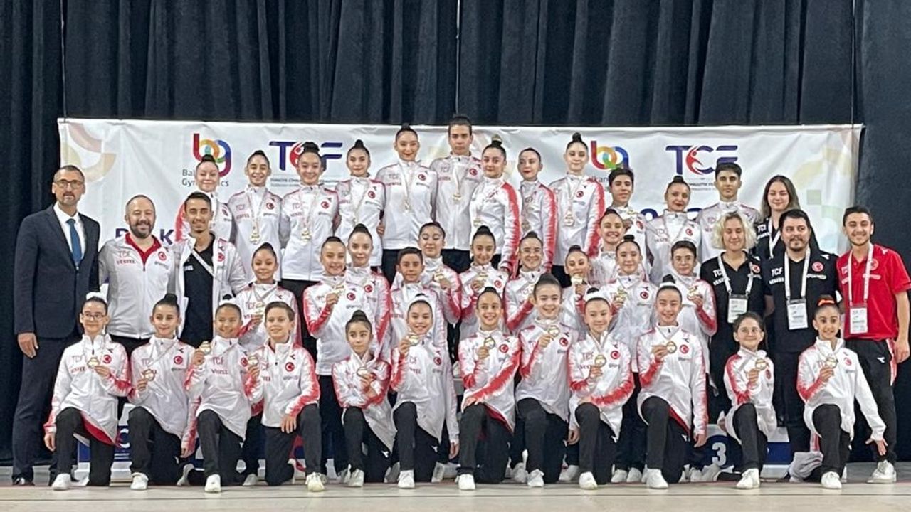 Milli Cimnastikçiler, Balkan Oyunlarında 15 Madalya Kazandı