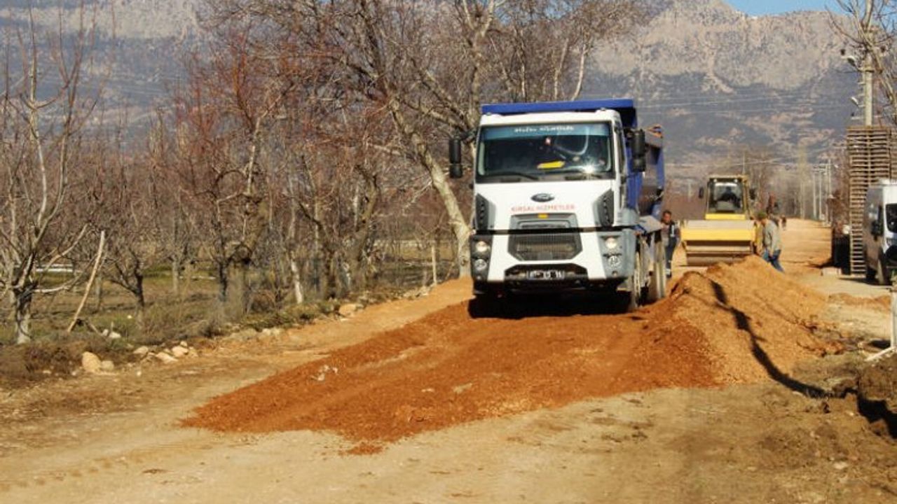 Antalya'da asfalt çalışması