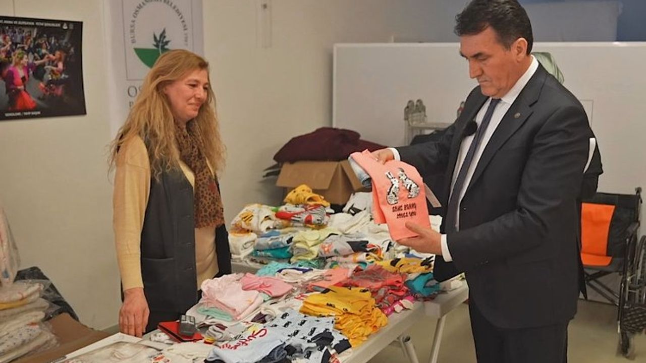 Bursa Osmangazi'de depremzedelere 'Sevgi Mağazası' kucak açıyor