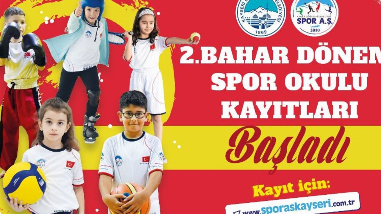 Kayseri Büyükşehir'de spor okulları başlıyor