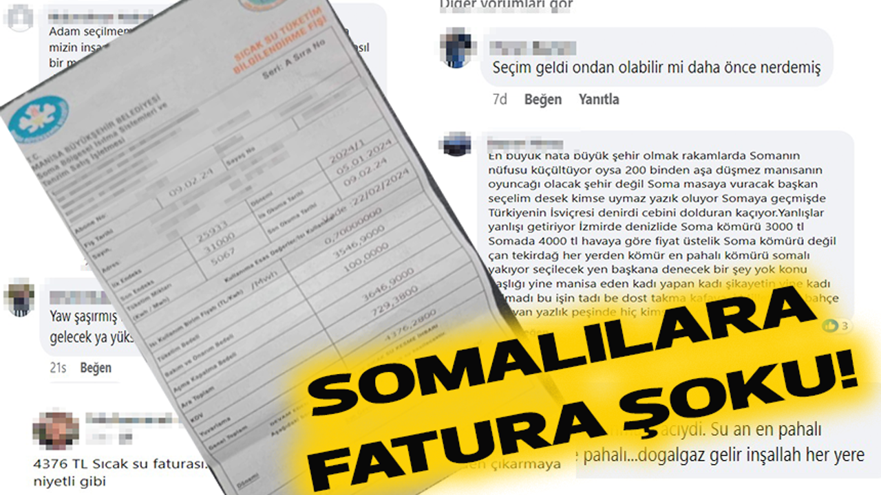 Somalı vatandaşların  fatura isyanı!