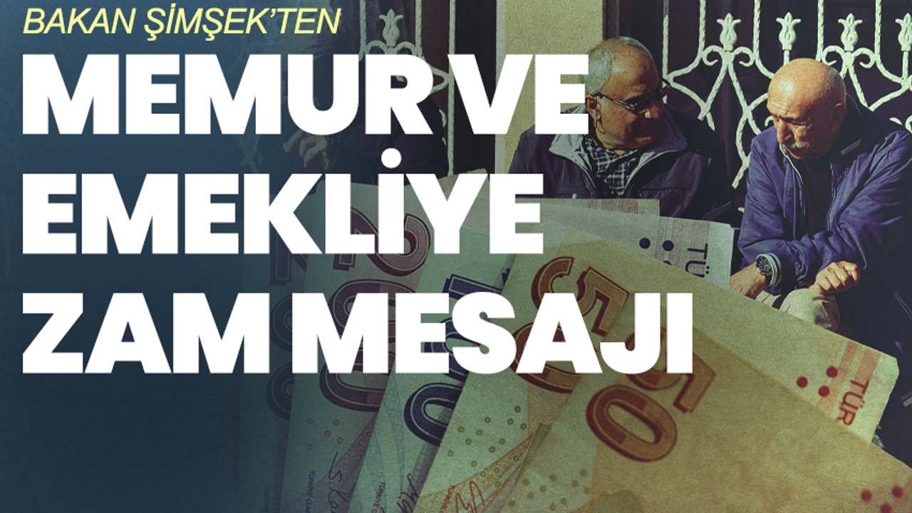 Milyonlarca emekliyi ilgilendiriyor: Bakan Şimşek’ten maaş zammı mesajı