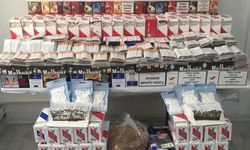 Manisa'da binlerce paket kaçak sigaraya el konuldu