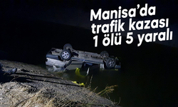 Manisa’da nişana giden aile kaza geçirdi: 1 ölü, 5 yaralı