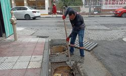 İl Genelinde Yağmur Suyu Izgaraları Temizlendi